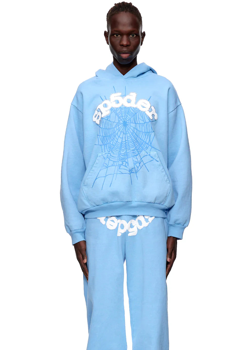 Sky Blue Sp5der Hoodie – Light Blue Spider Hoodie White Chenille Sky Blue Sp5der Hoodie – Light Blue Spider Hoodie White Chenille