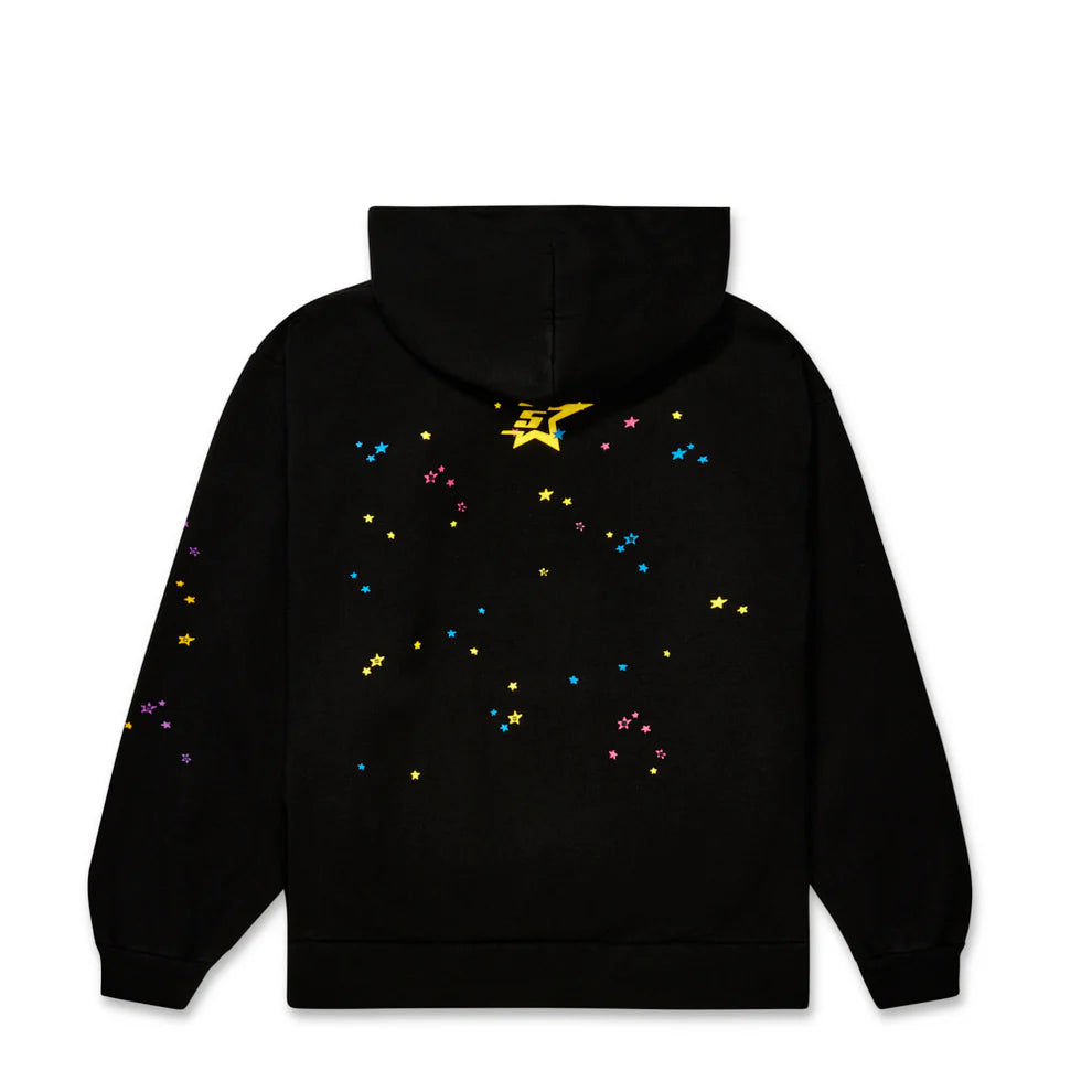 Sp5der “Hares the Slime” Hoodie – Black 440GSM Heavyweight Spider-Web Streetwear Pullover