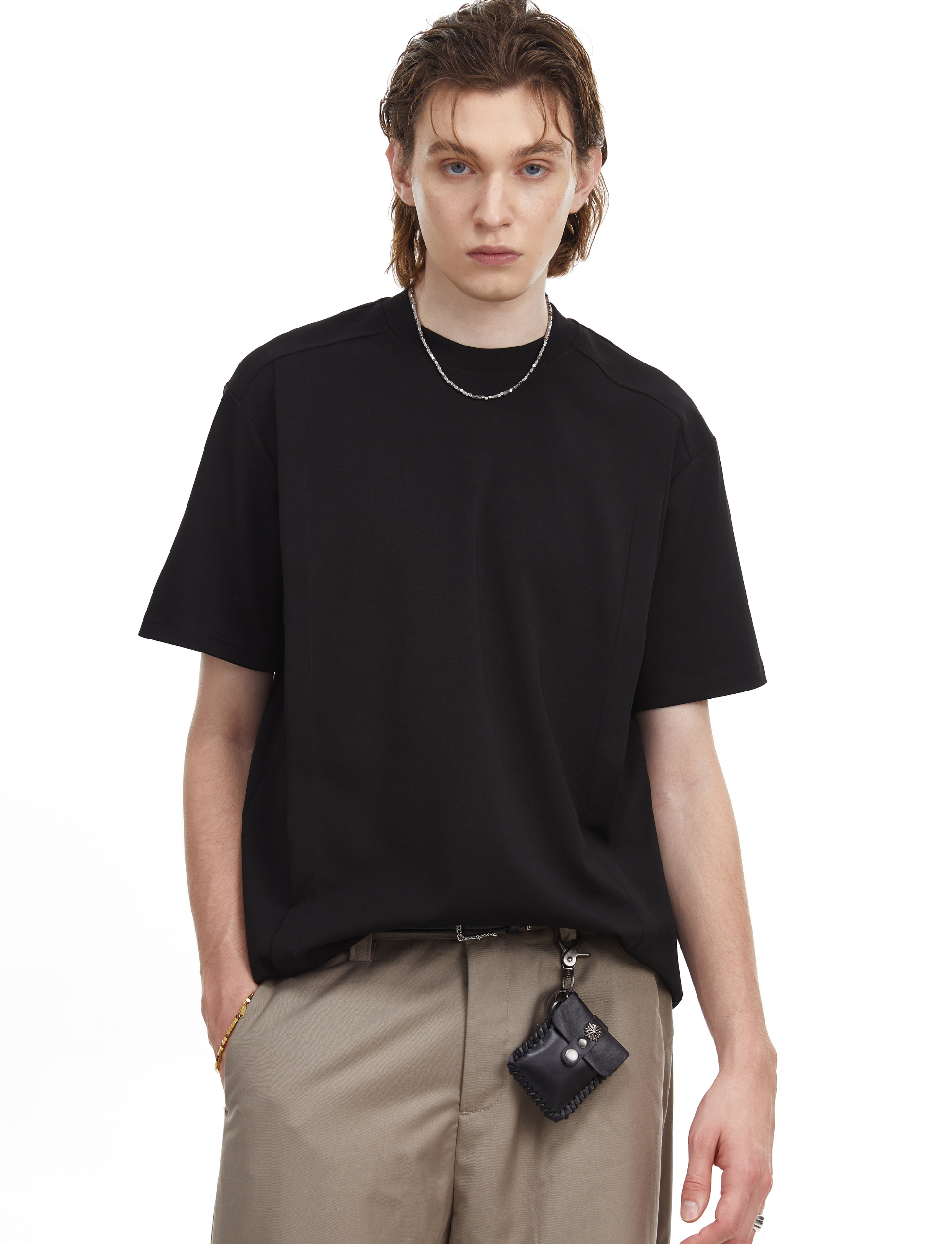 Omirad Essential Structured Oversized Tee | Minimal Streetwear