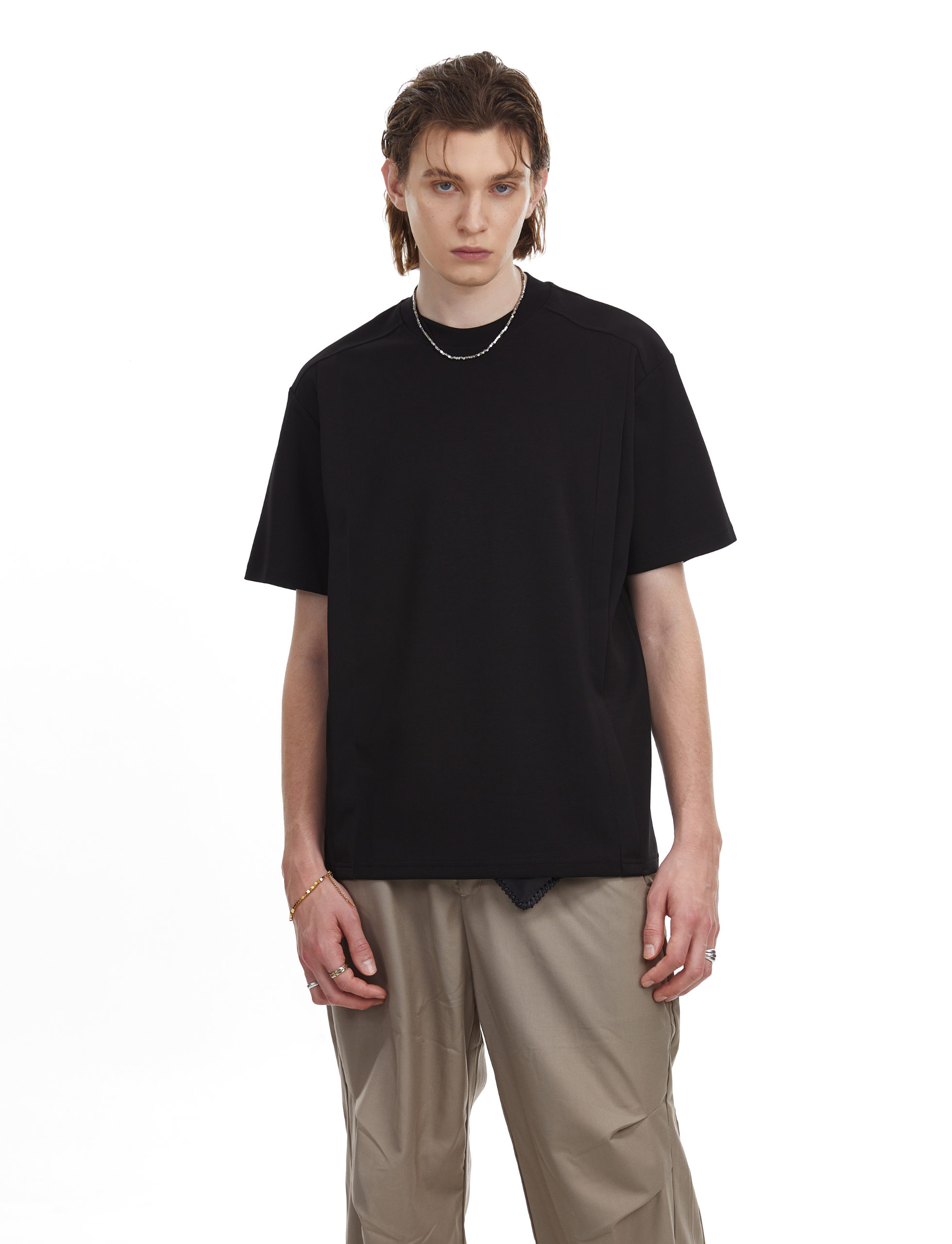 Omirad Essential Structured Oversized Tee | Minimal Streetwear