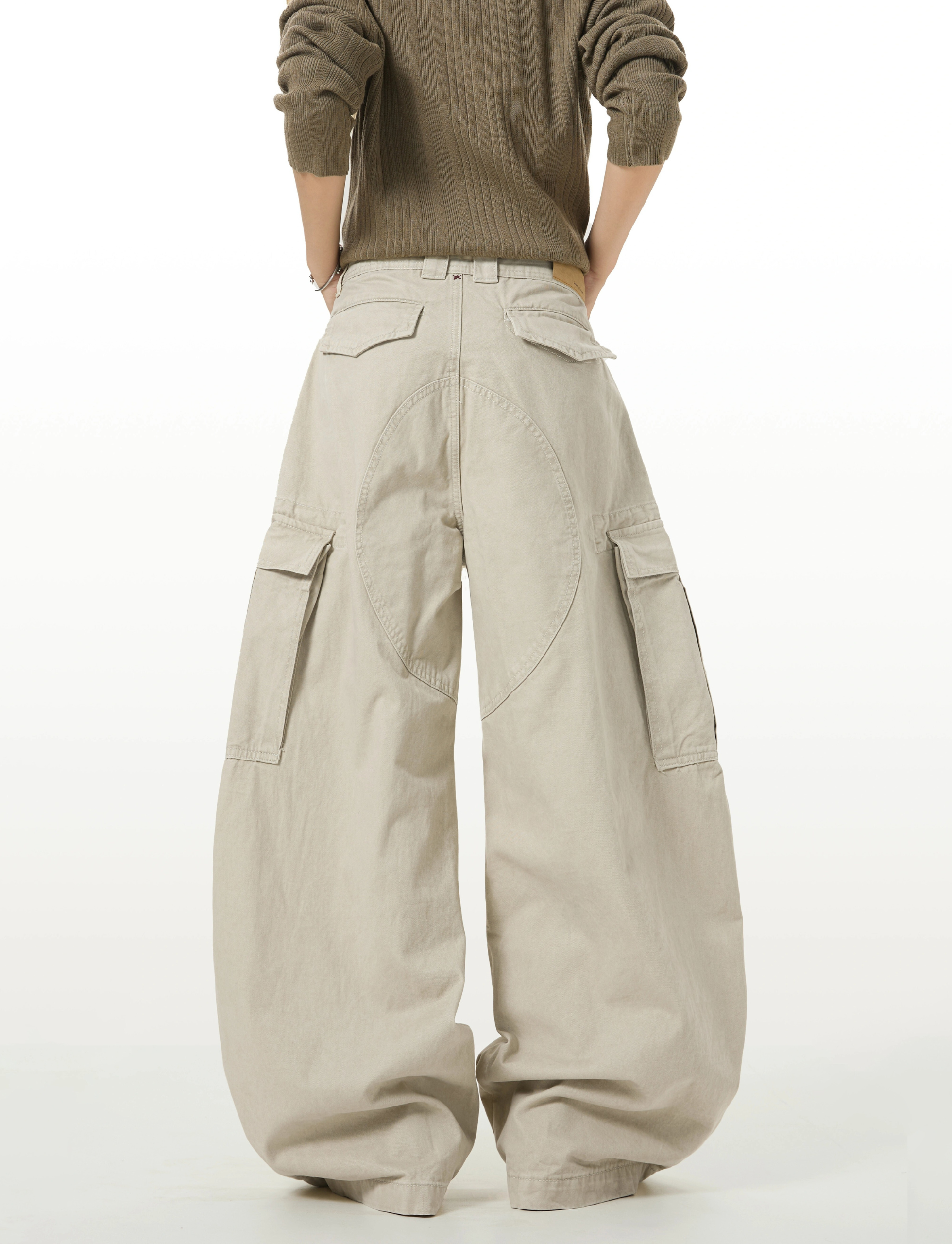 Omirad Utility Cargo Barrel Pants | Wide Leg Streetwear