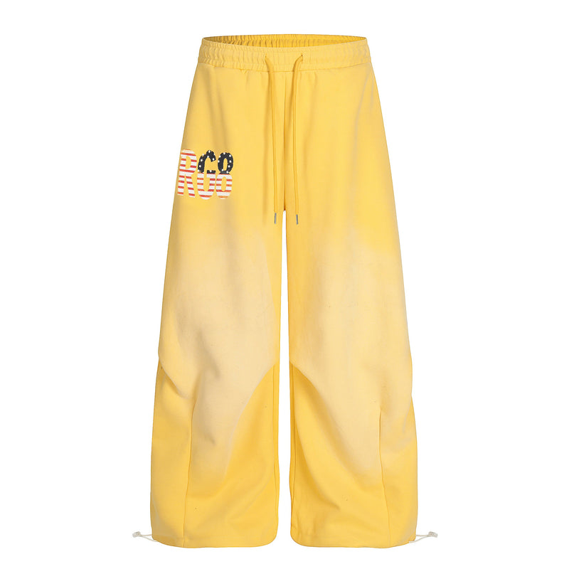 Omirad Gradient Logo Wide-Leg Sweatpants | Streetwear