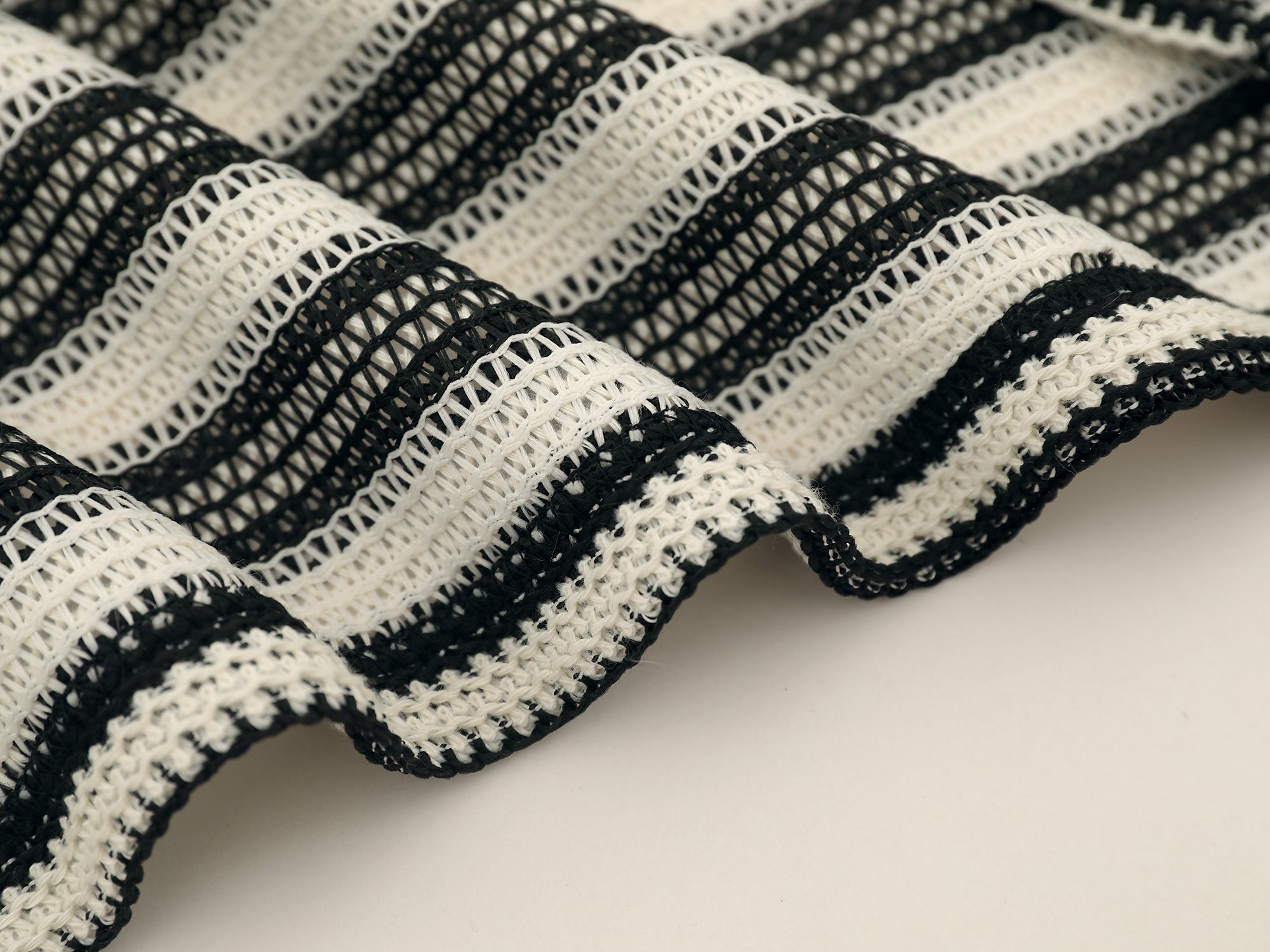 Omirad Striped Knit Long-Sleeve Polo | Retro Streetwear