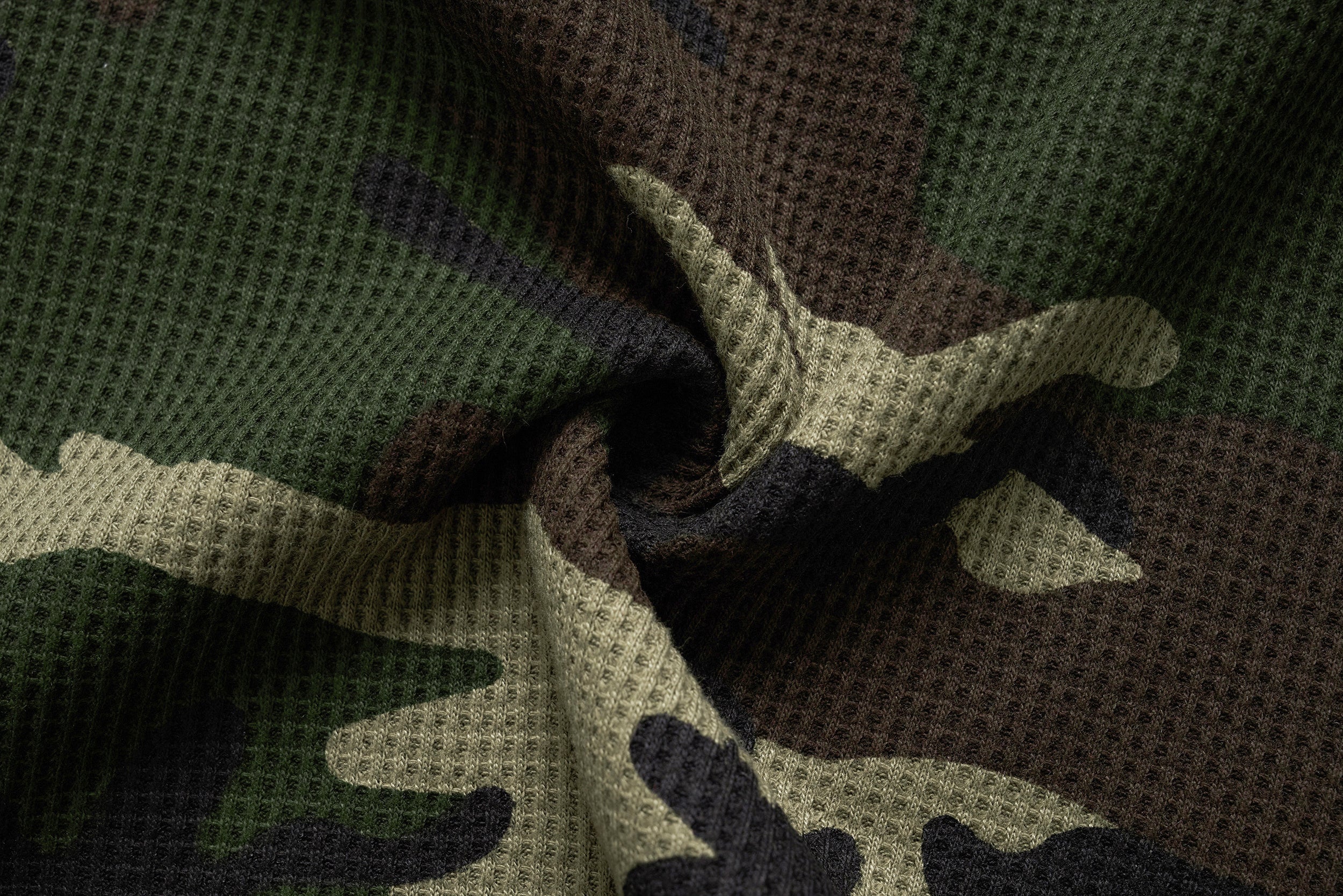 Camo Text Graphic Long Sleeve Sweatshirt | Streetwear