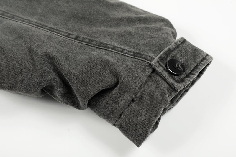 Omirad Washed Cotton Bomber Jacket | Vintage Streetwear