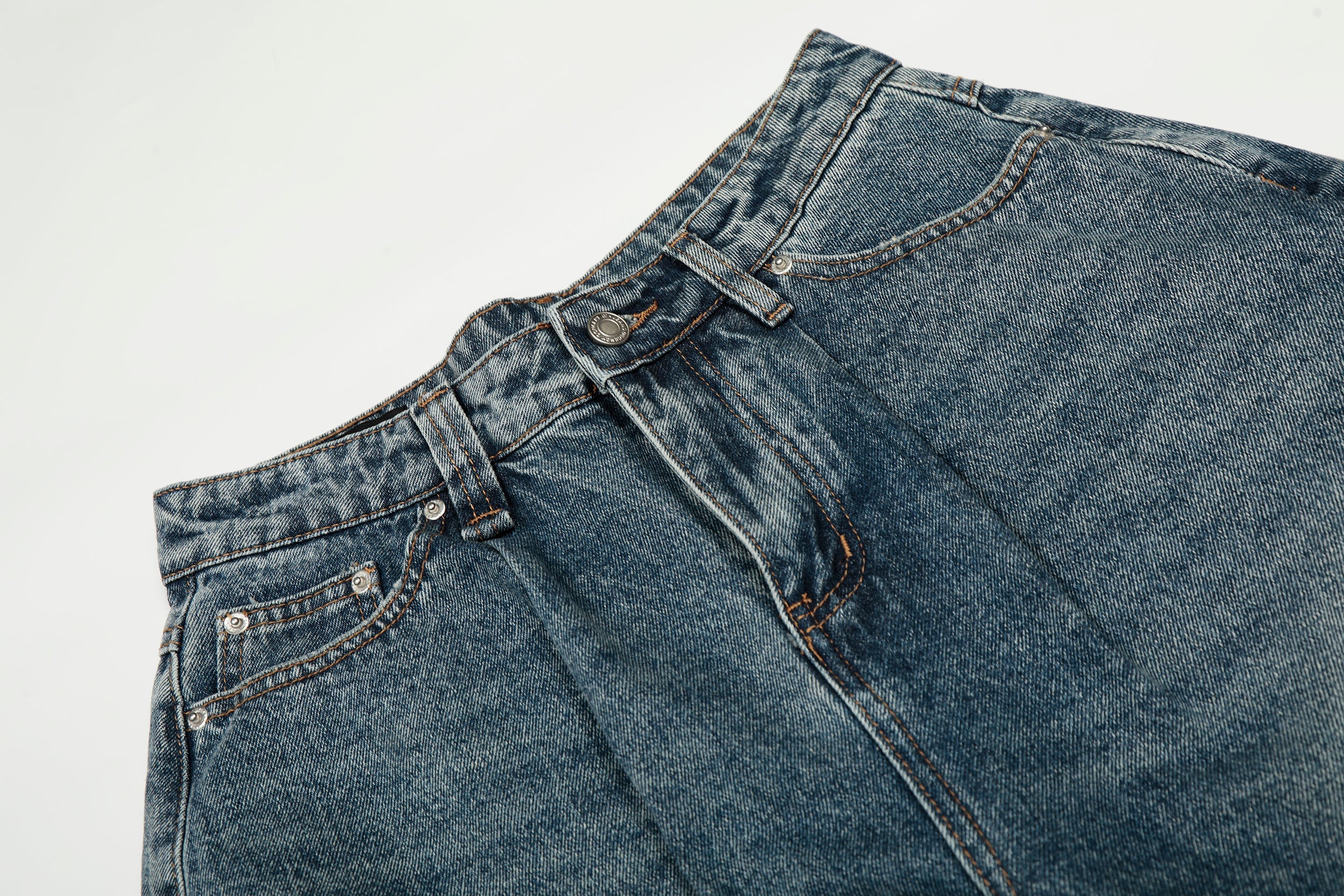 Omirad 3D Panel Balloon Fit Vintage Jeans | Wide Leg Denim