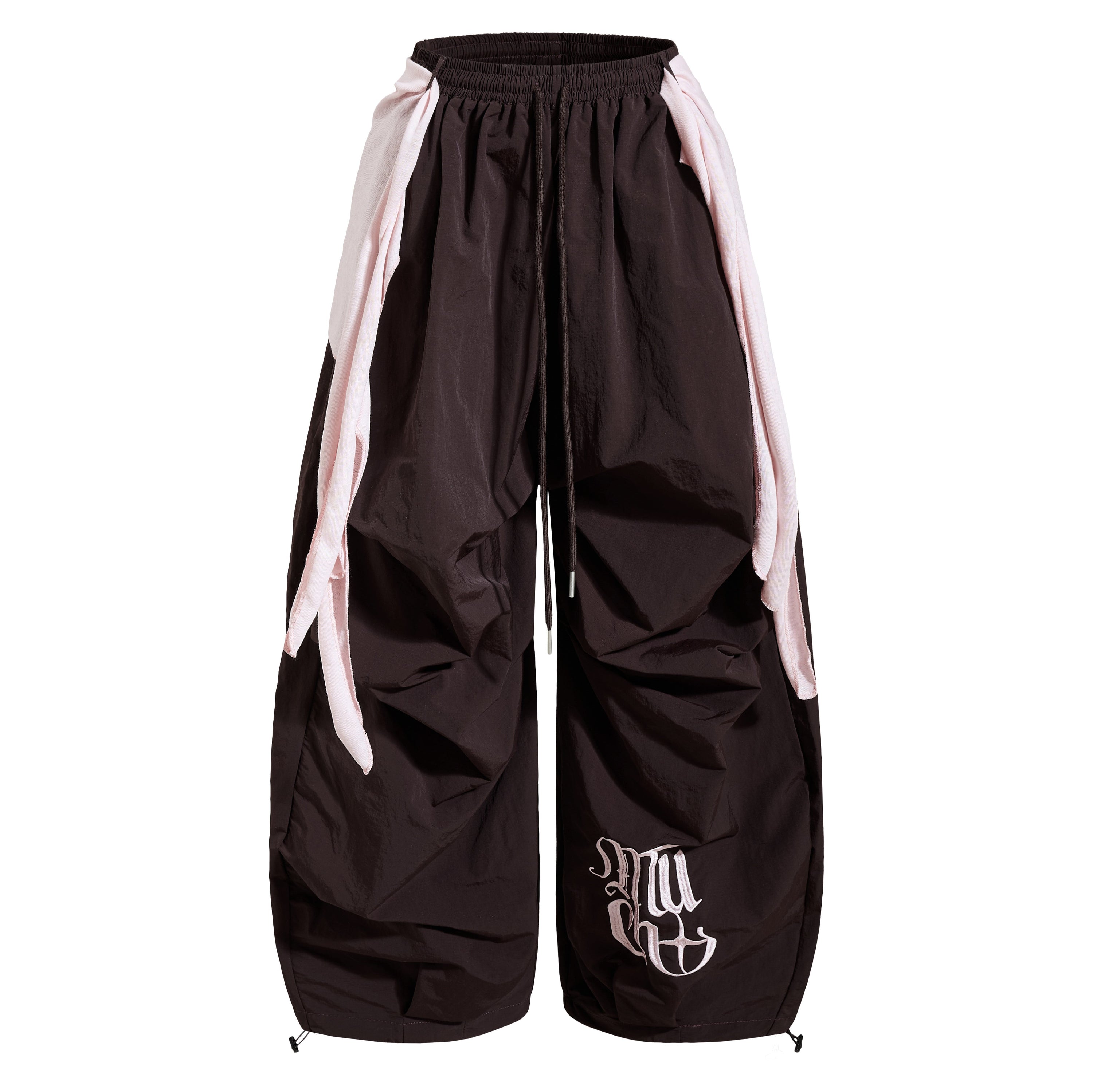 Omirad Layered Utility Wide-Leg Pants | Streetwear Nylon