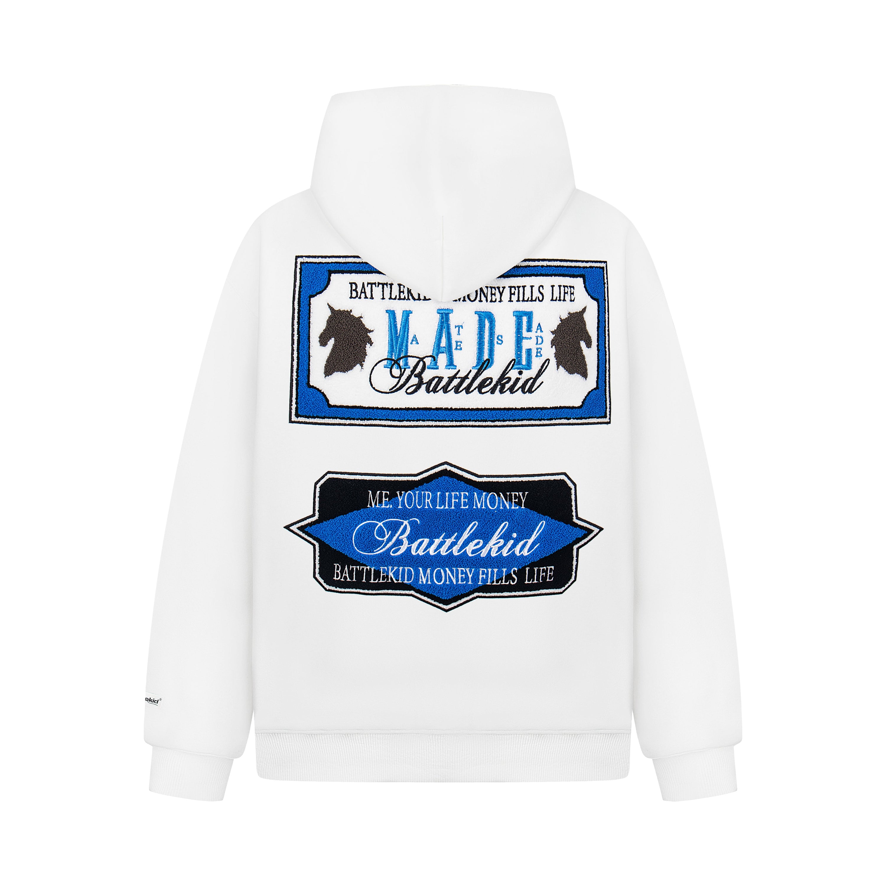 Battlekid MADE Embroidered Badge Logo Hoodie | Streetwear