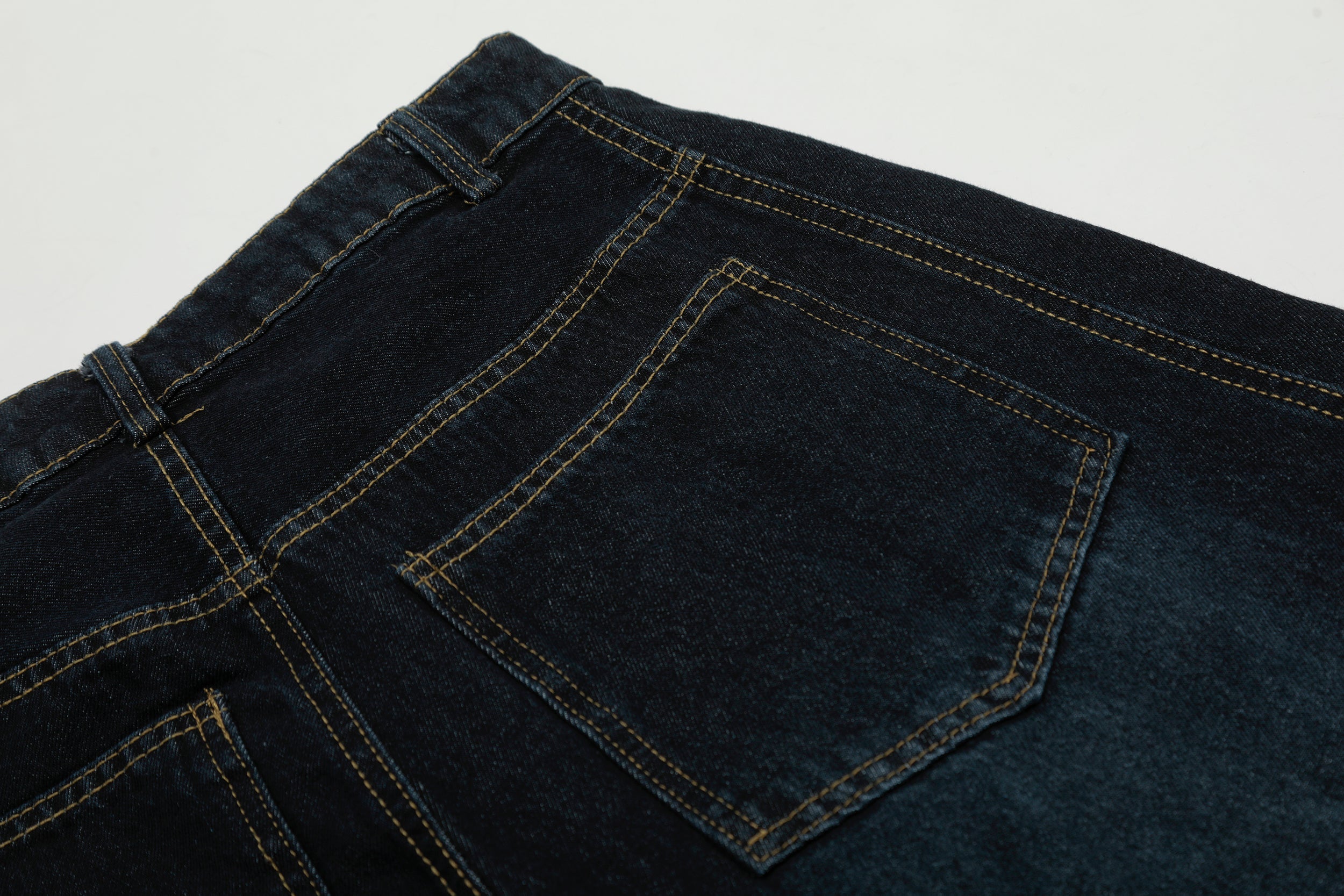 Curved-Panel Barrel Denim Pants | Wide Leg Street Jeans