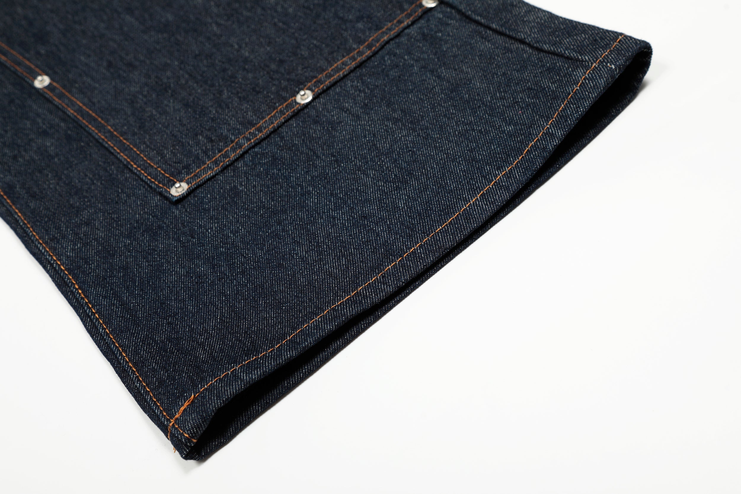 Omirad Double-Waist Wide-Leg Workwear Jeans | Deep Indigo