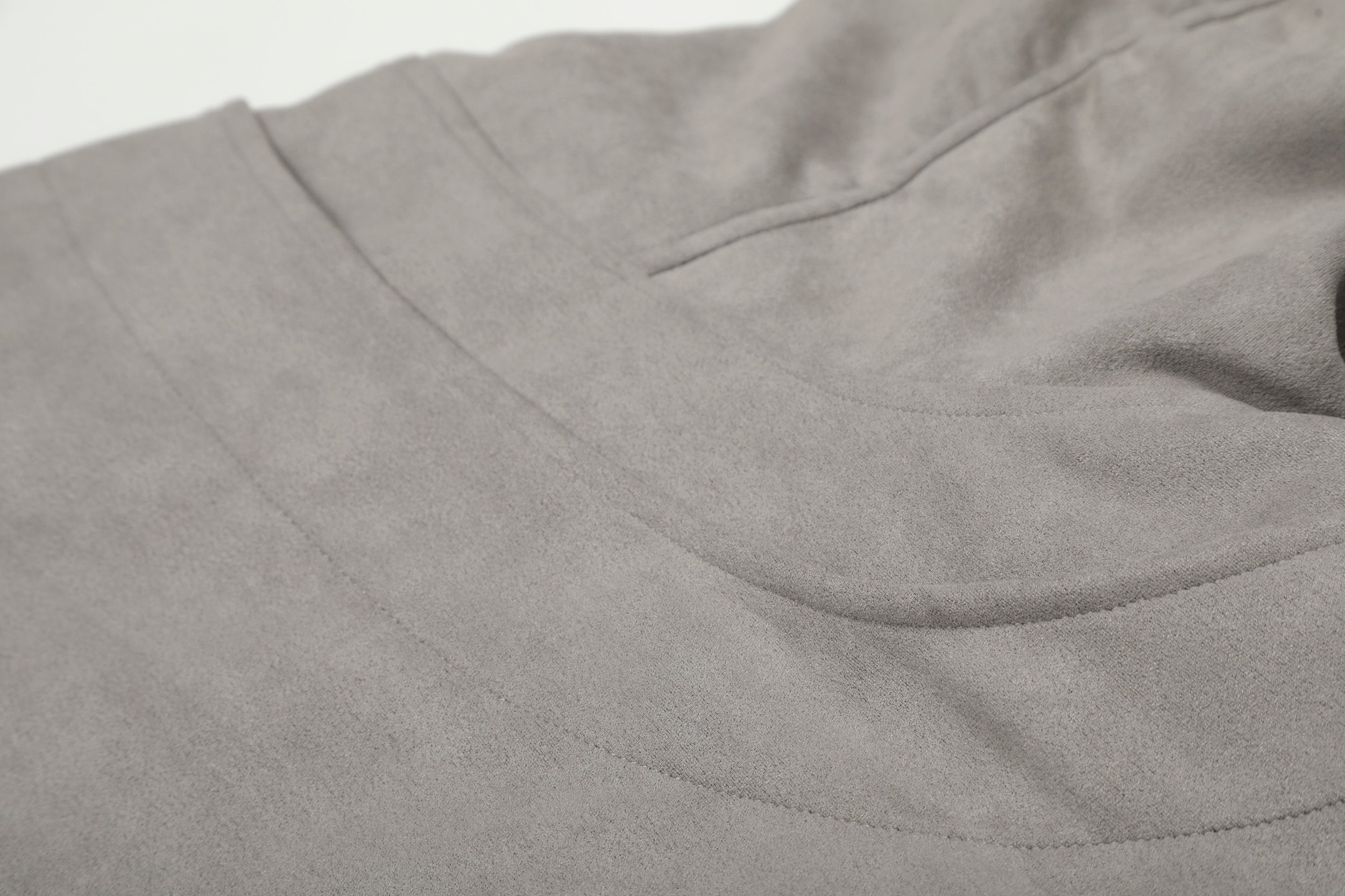 Reversible Faux Fur & Suede Hooded Bomber Jacket