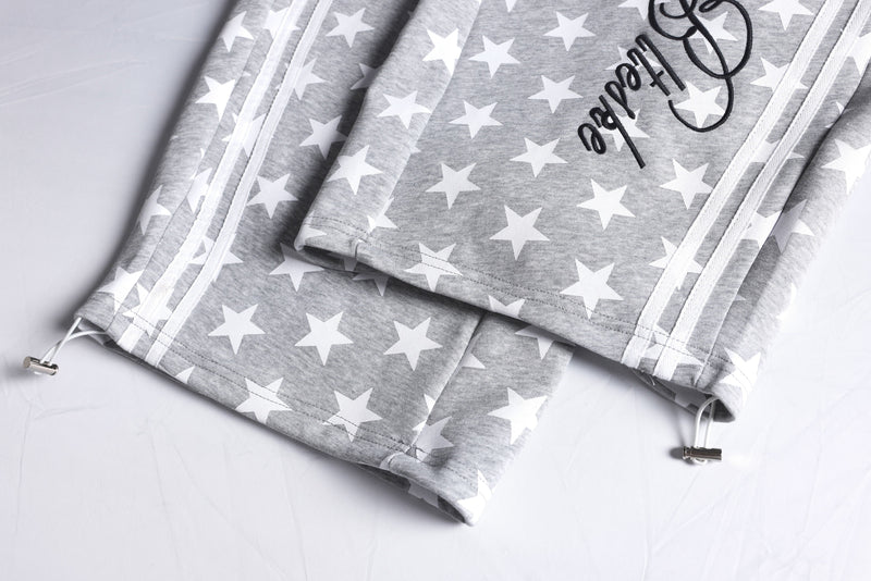 Omirad Star Print Wide-Leg Sweatpants | Y2K Streetwear
