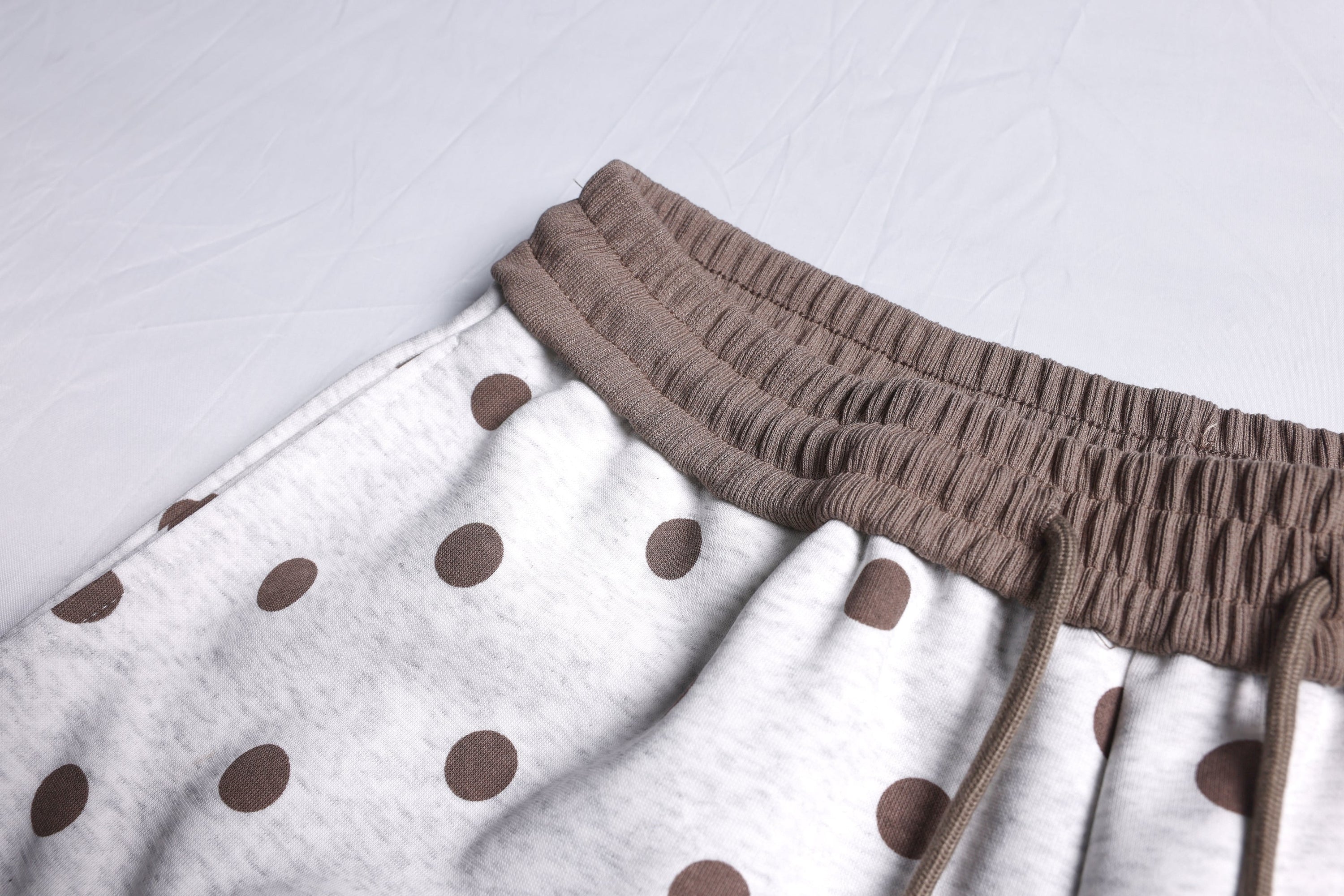 Y2K Graphic Polka Dot Wide-Leg Sweatpants | Omirad