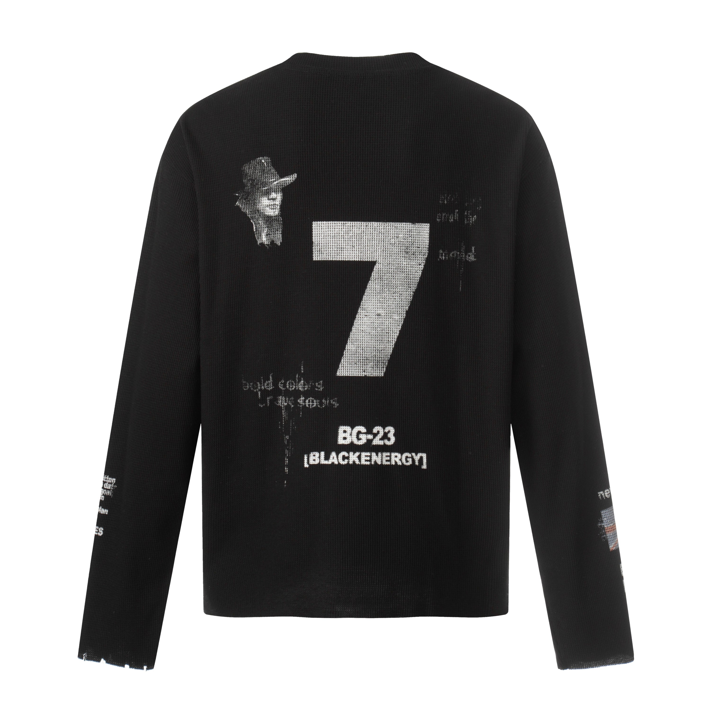Omirad Union Flag Graphic Long Sleeve Tee | Streetwear Cotton