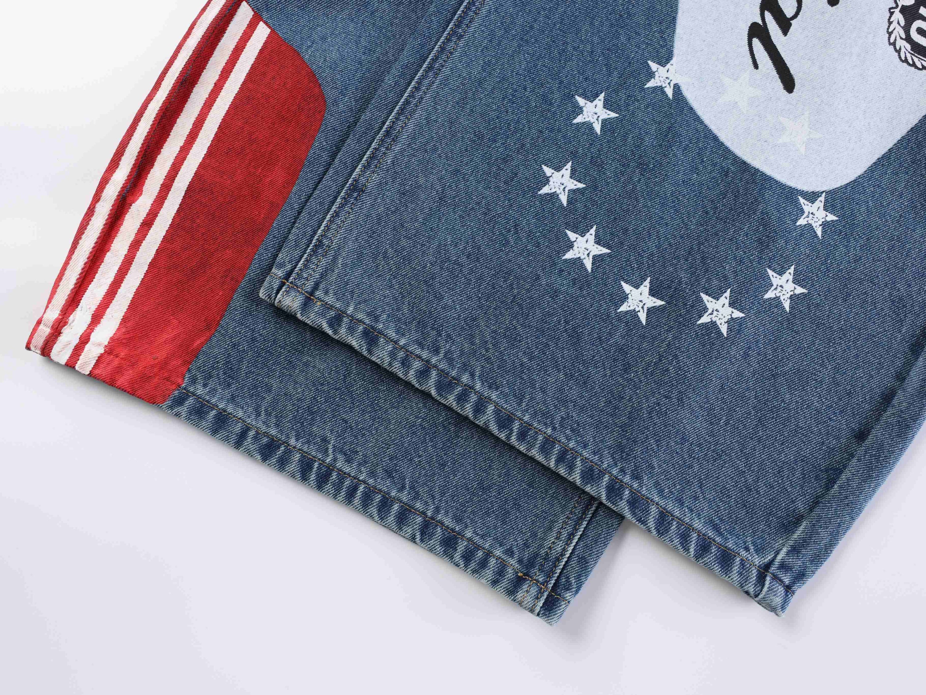 Omirad 1990 Graphic Wide-Leg Jeans | Retro Streetwear Denim