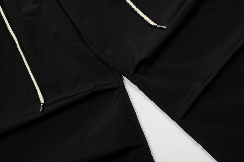 Omirad Star Patch Nylon Wide-Leg Pants | Streetwear Cargo
