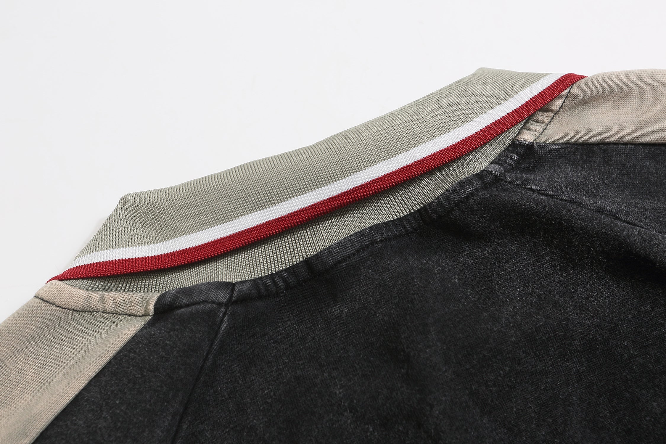 Mafa Error Spray-Print Rugby Sweatshirt | Streetwear