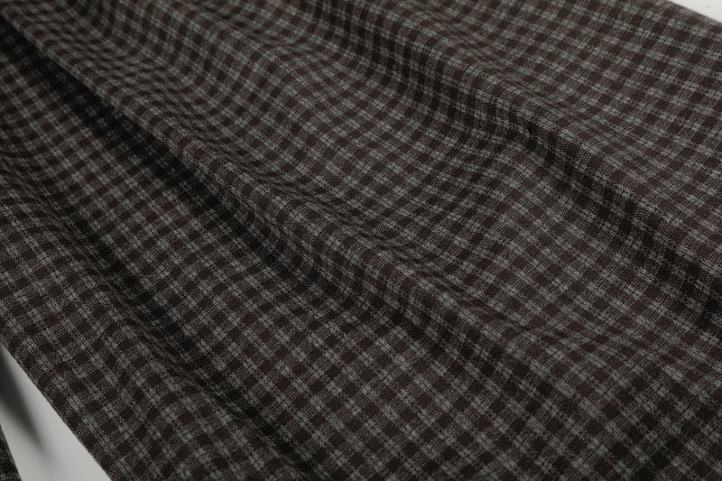 Wide-Leg Plaid Trousers | Pleated Front Tailored Pants