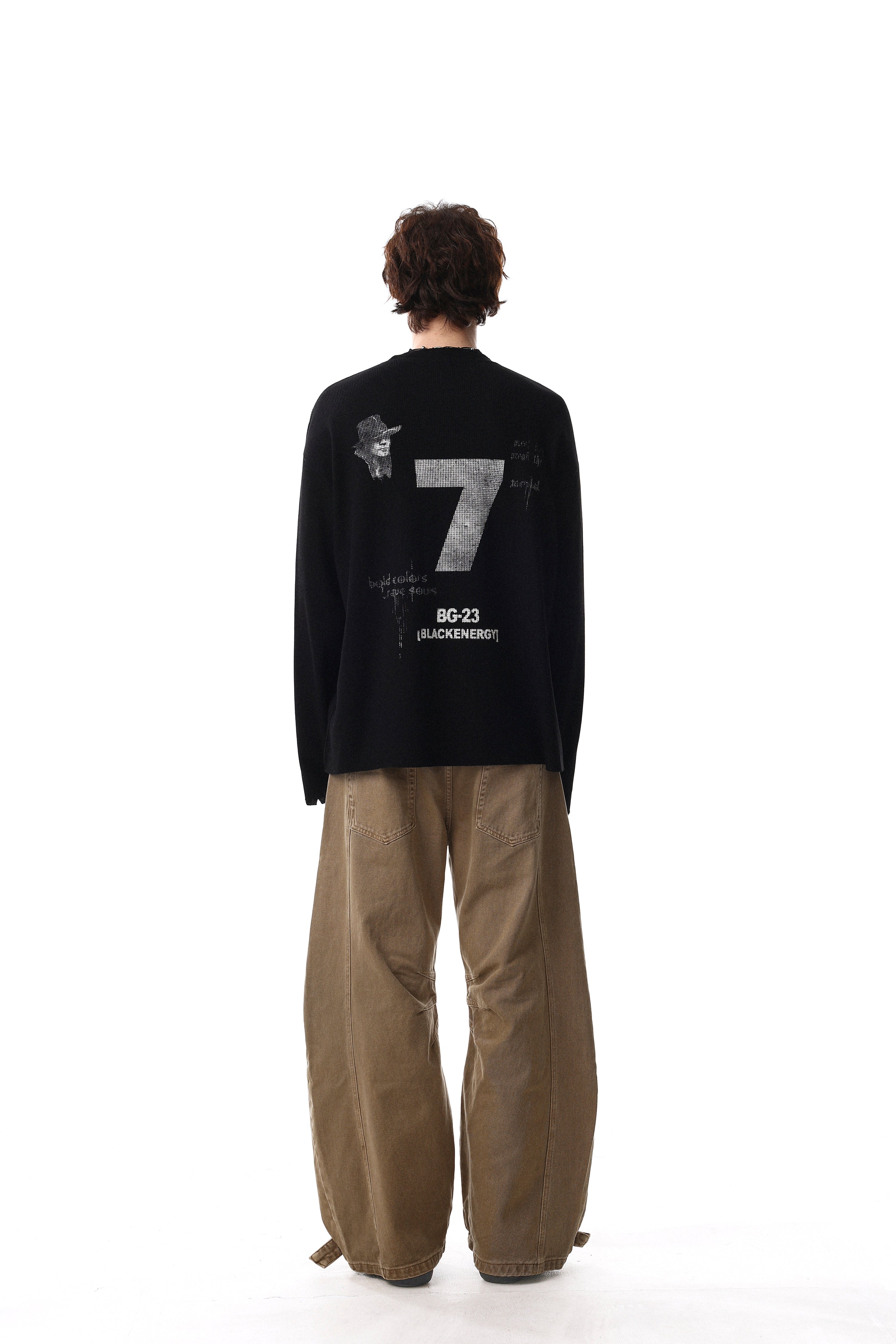 Omirad Union Flag Graphic Long Sleeve Tee | Streetwear Cotton