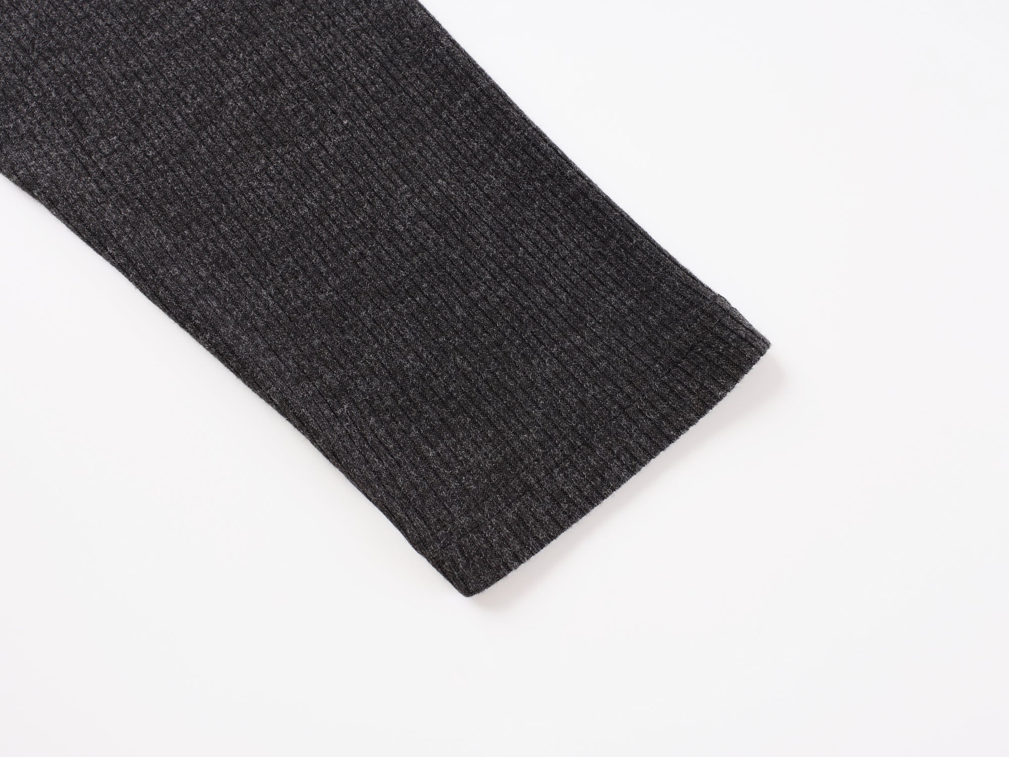 Omirad Ribbed Texture Long-Sleeve Tee | Relaxed Crew Neck