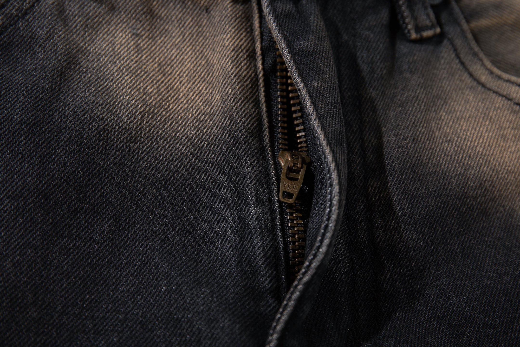 Omirad Washed-Cloud Wide-Leg Jeans | Black Fade Denim
