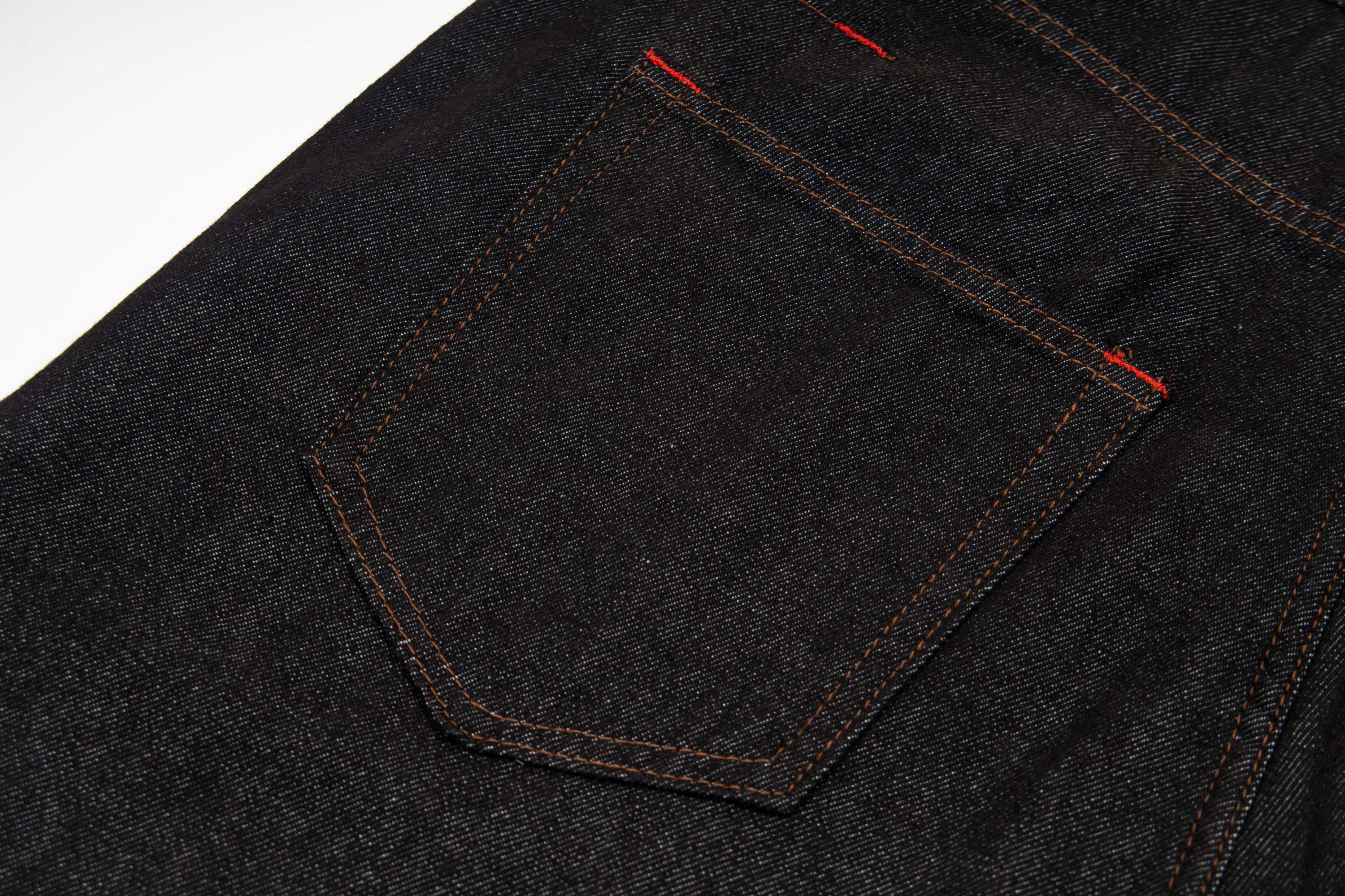 Omirad Hook Closure Wide-Leg Denim Pants | Dark Wash