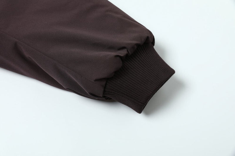 High-Neck Minimal Bomber Jacket | Clean Streetwear Essential