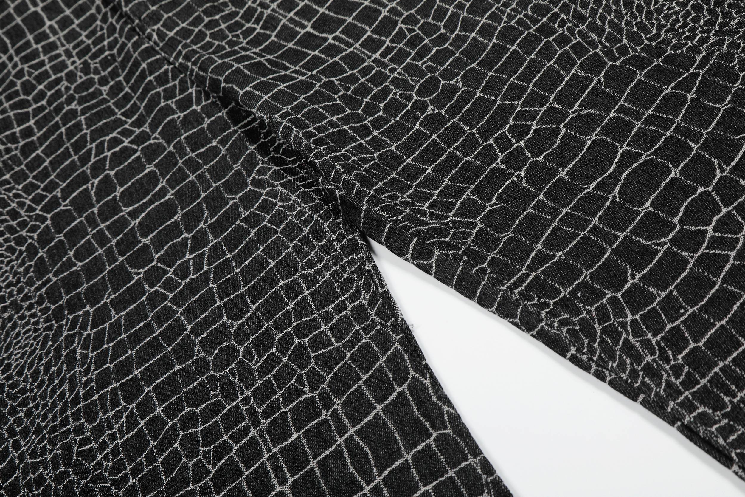 Omirad Croc-Star Balloon Wide-Leg Pants | Star Detail