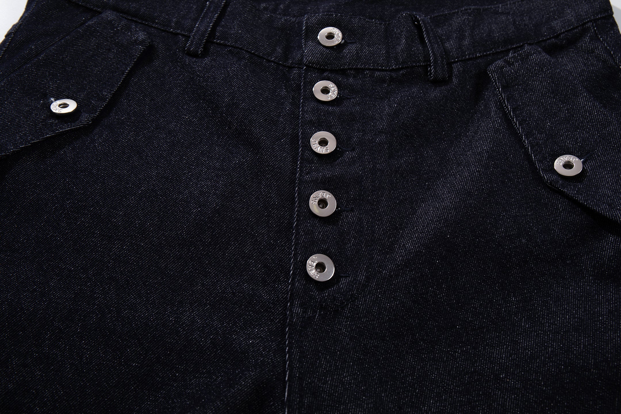 Omirad Panel Construction Wide Leg Denim Pants | SEAKOFF