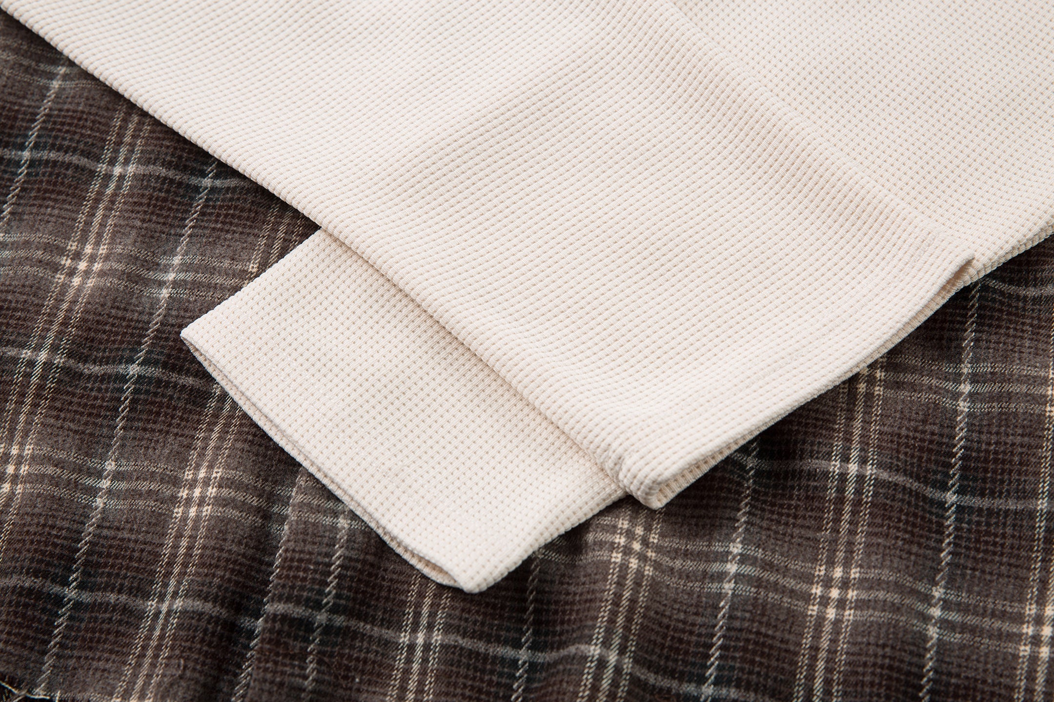Layered Plaid Fringe Shirt | Grunge Streetwear Button-Up