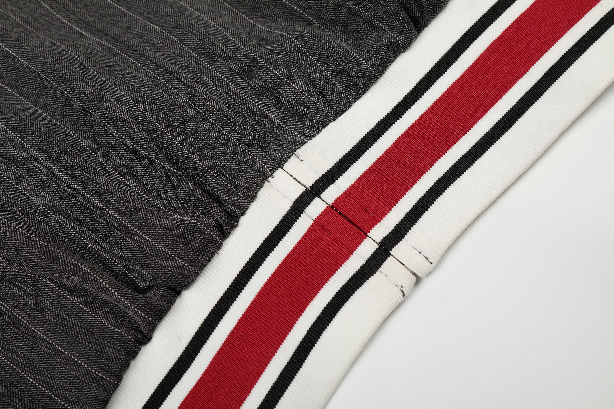 Pinstripe Track Zip Jacket | Retro Athletic Streetwear