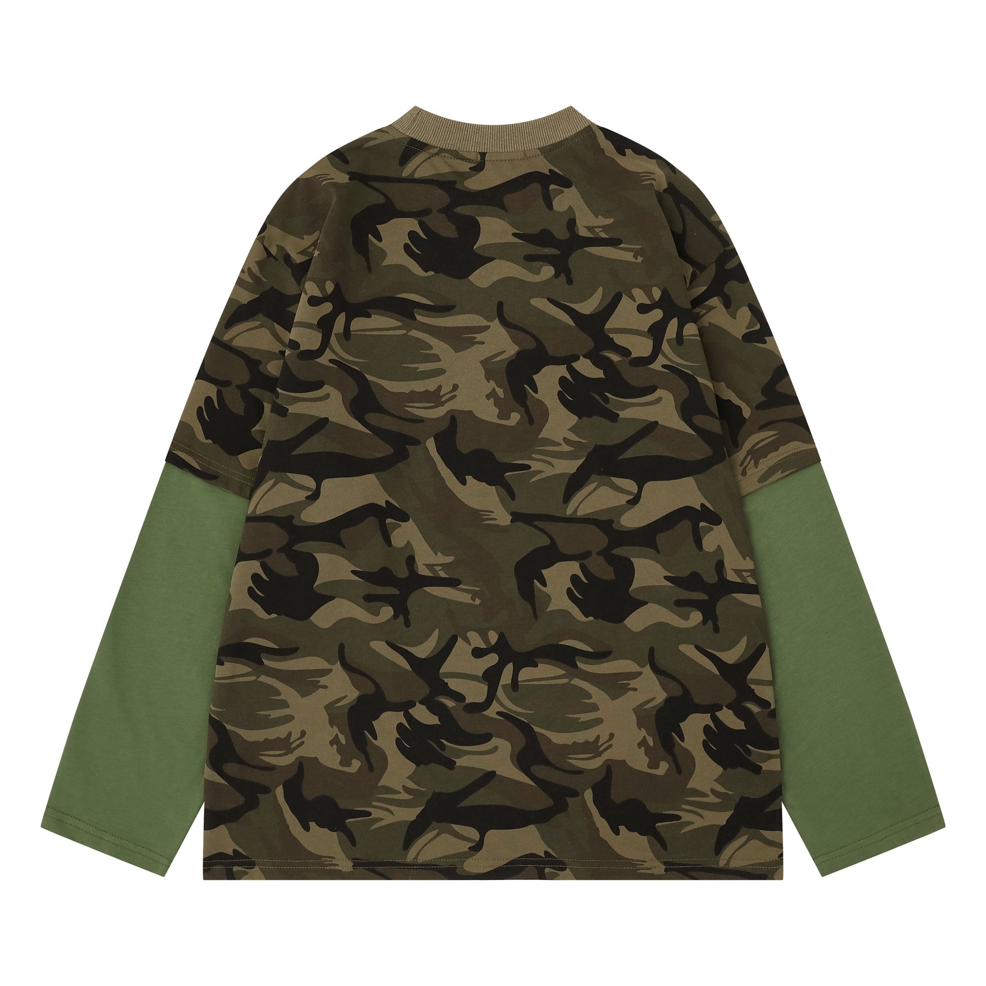 Assemble Layered Camo Long Sleeve Tee | Street Style