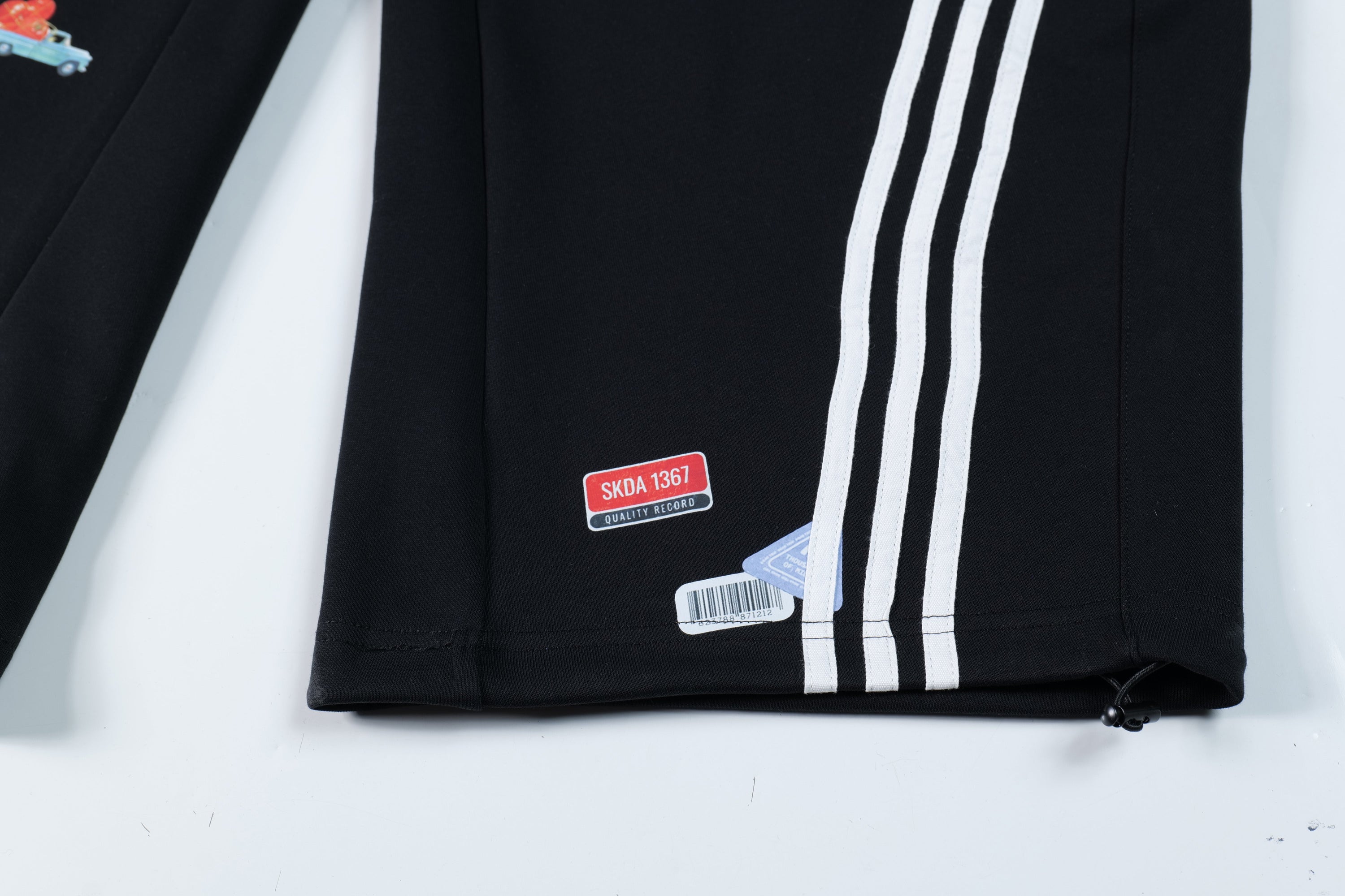 Omirad Patch Graphic Track Pants | Wide-Leg Streetwear