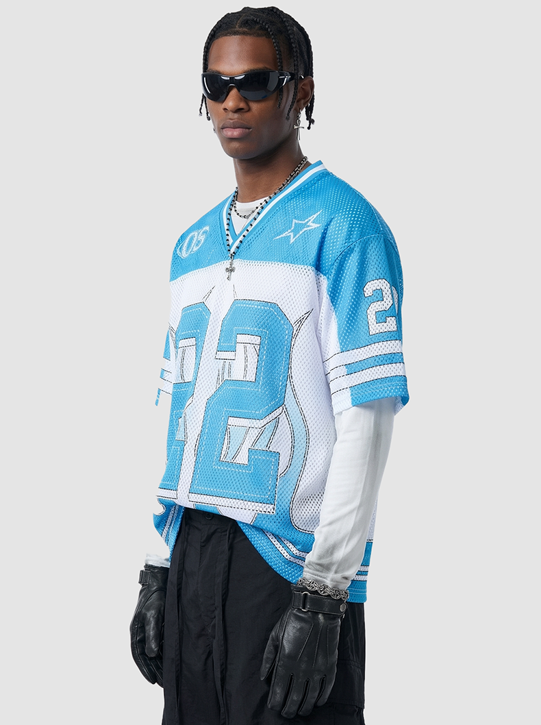 Omirad Eternity 22 Flame Mesh Jersey T-Shirt | Streetwear