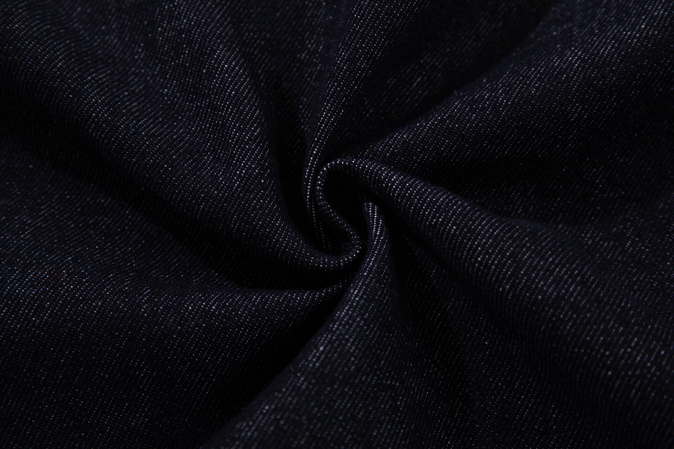 Men's Dark Indigo Denim Jacket with Metal Buckle Detail