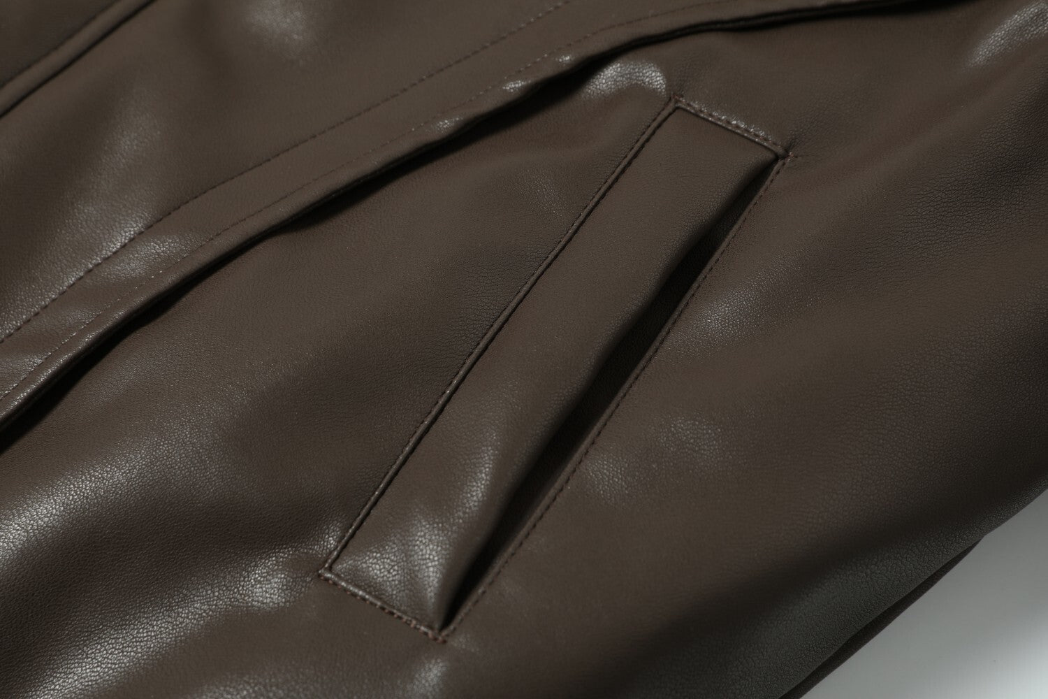 Fireman-Clasp PU Jacket | Utilitarian Street Style