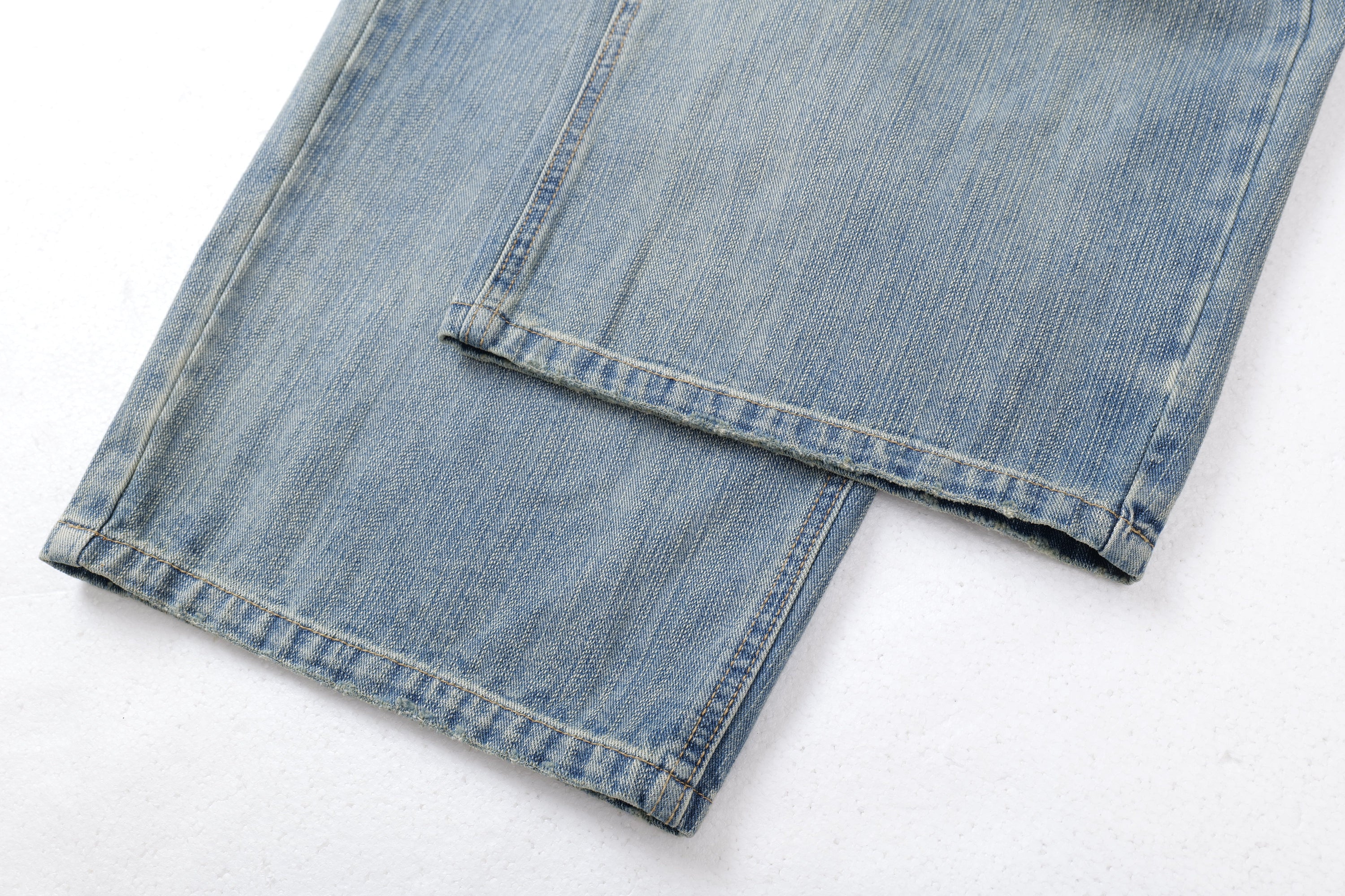 Omirad Vintage Washed Balloon Wide-Leg Jeans | Retro Denim