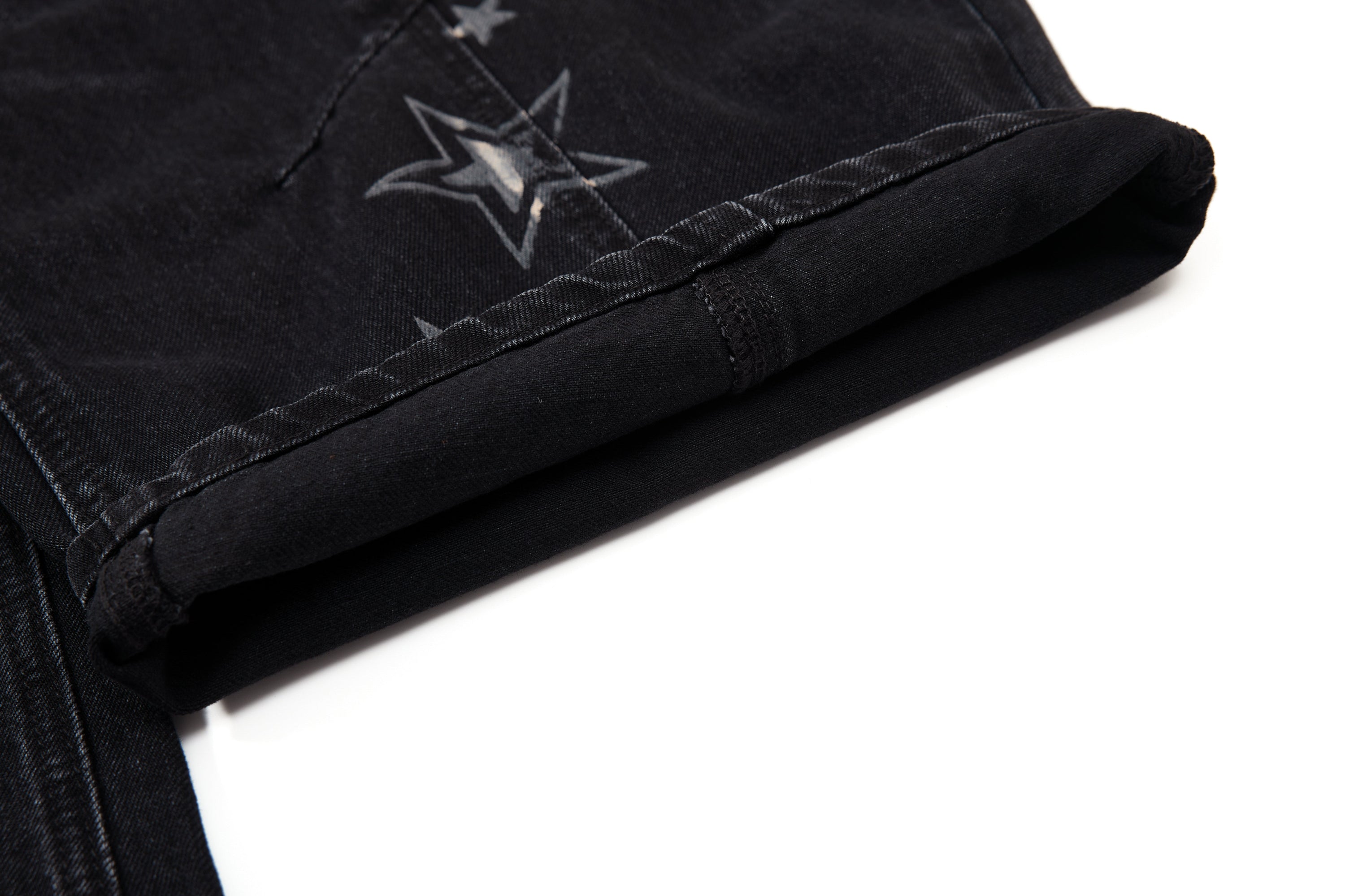 Omirad Star Washed Barrel Jeans | Wide Leg Streetwear Denim