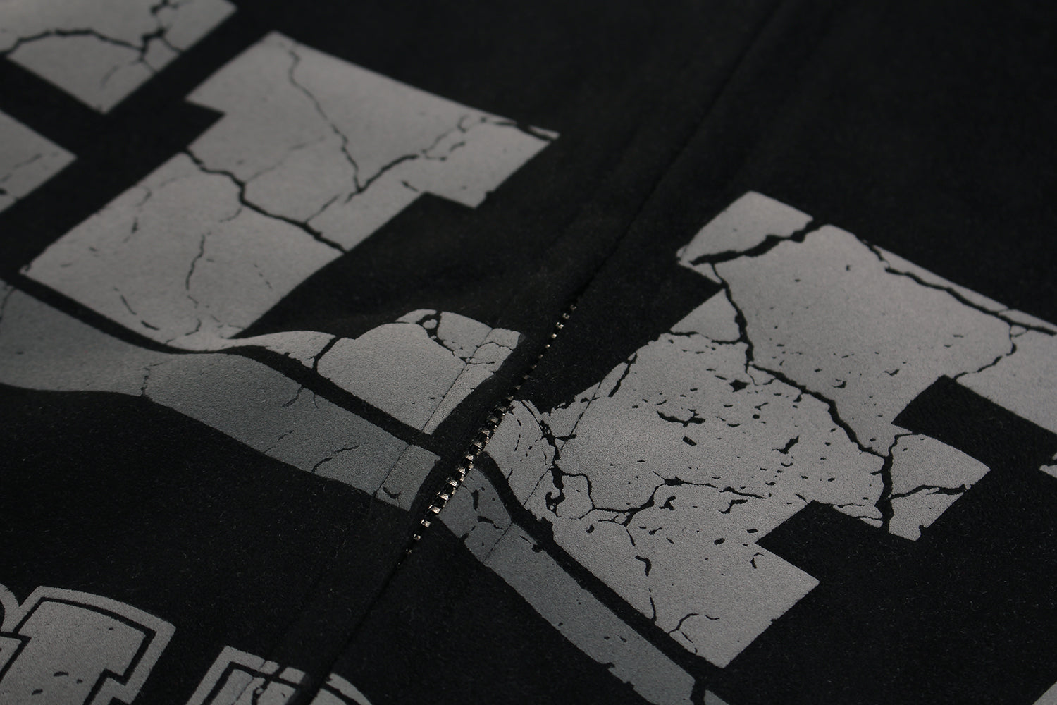 Omirad GLFS Suede-Finish Retro Zip Hoodie | Streetwear