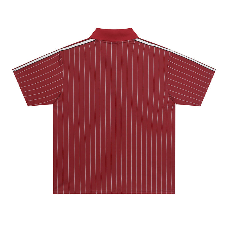 Vintage Pinstripe Football Jersey | Number 8 Street Style