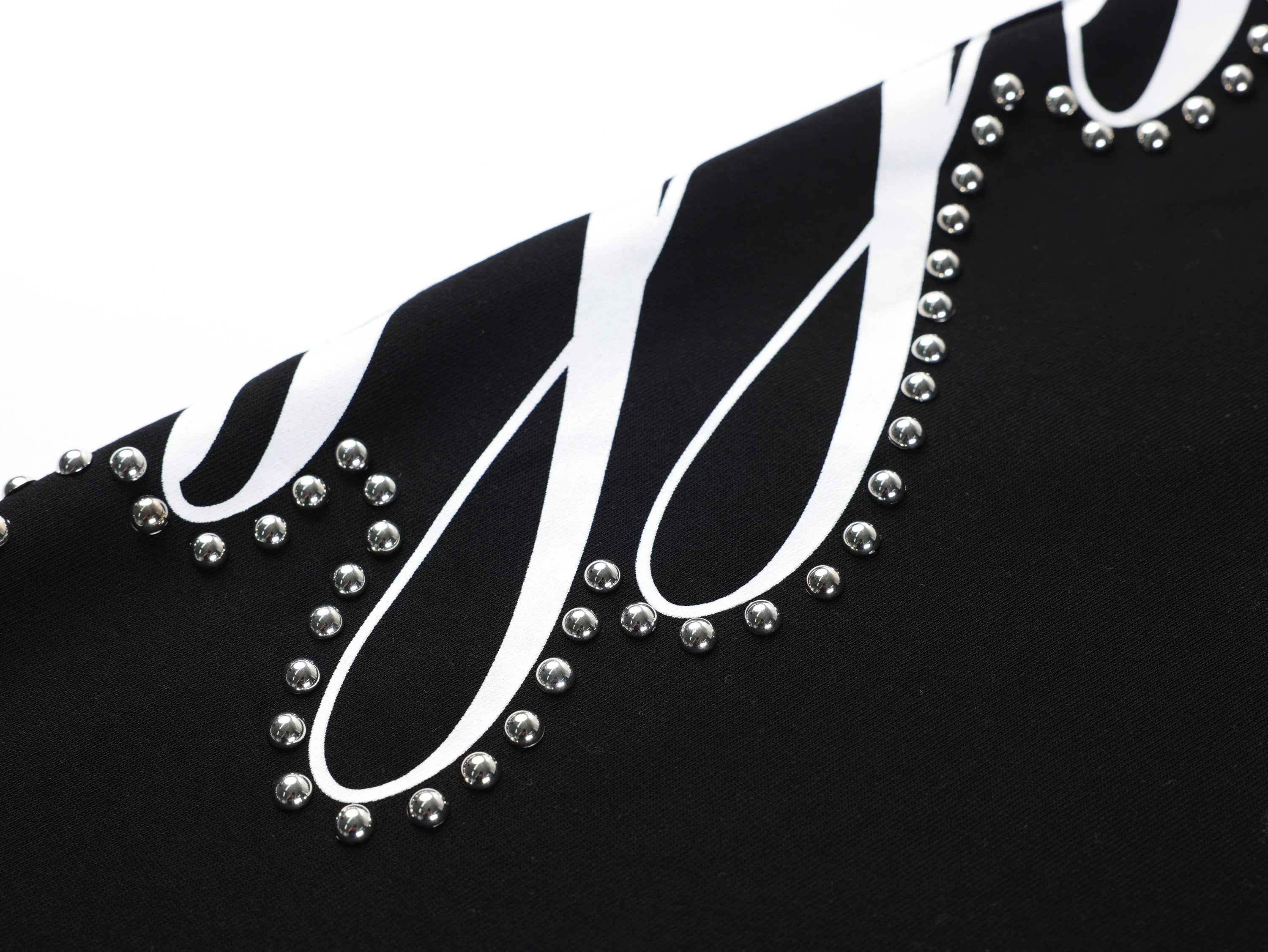 Omirad Studded Script Sweatpants | Wide-Leg Streetwear
