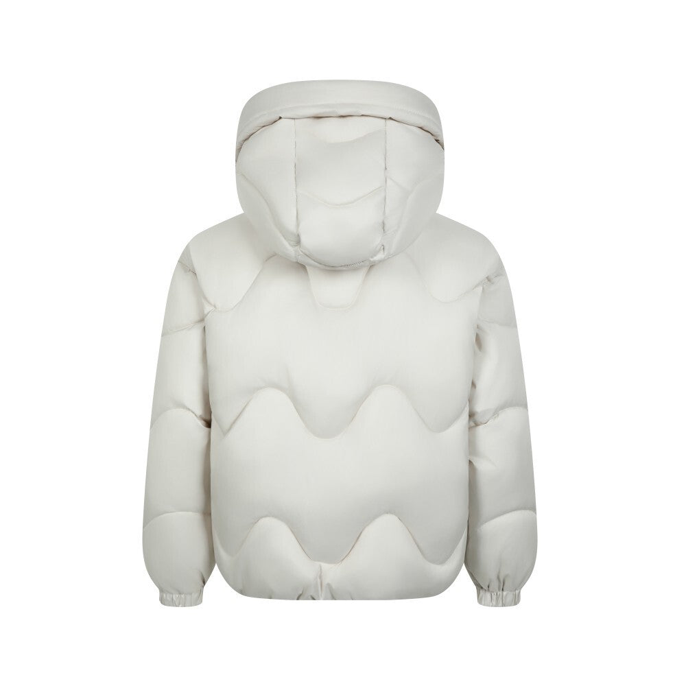 Omirad Wave-Stitch Hooded Puffer Jacket | Men's Winter Coat