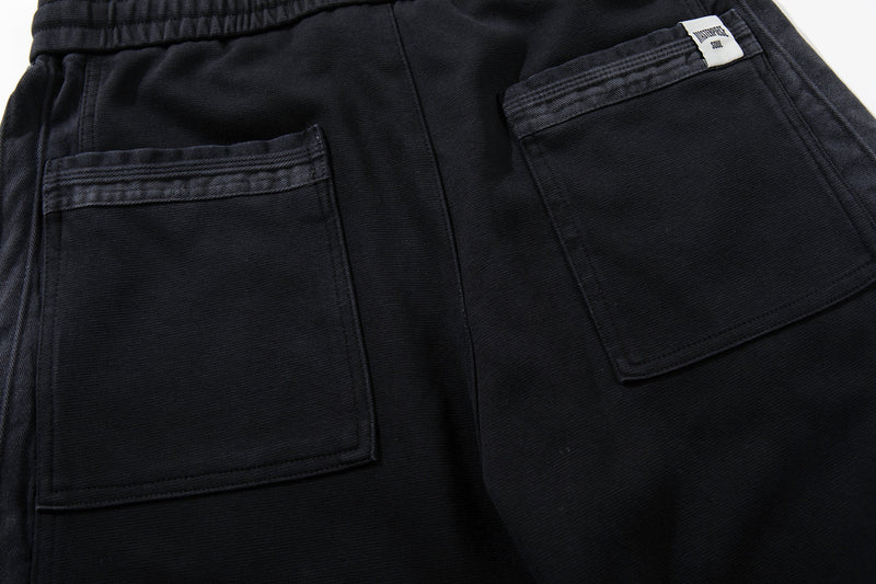 Omirad Utility Panel Barrel Pants | Black Streetwear