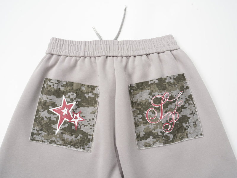 Digital Camo Star Wide-Leg Pants | Bold Streetwear