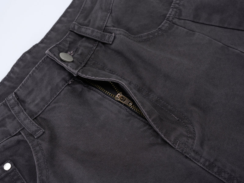 Structured Panel Barrel Wide-Leg Jeans | 100% Cotton