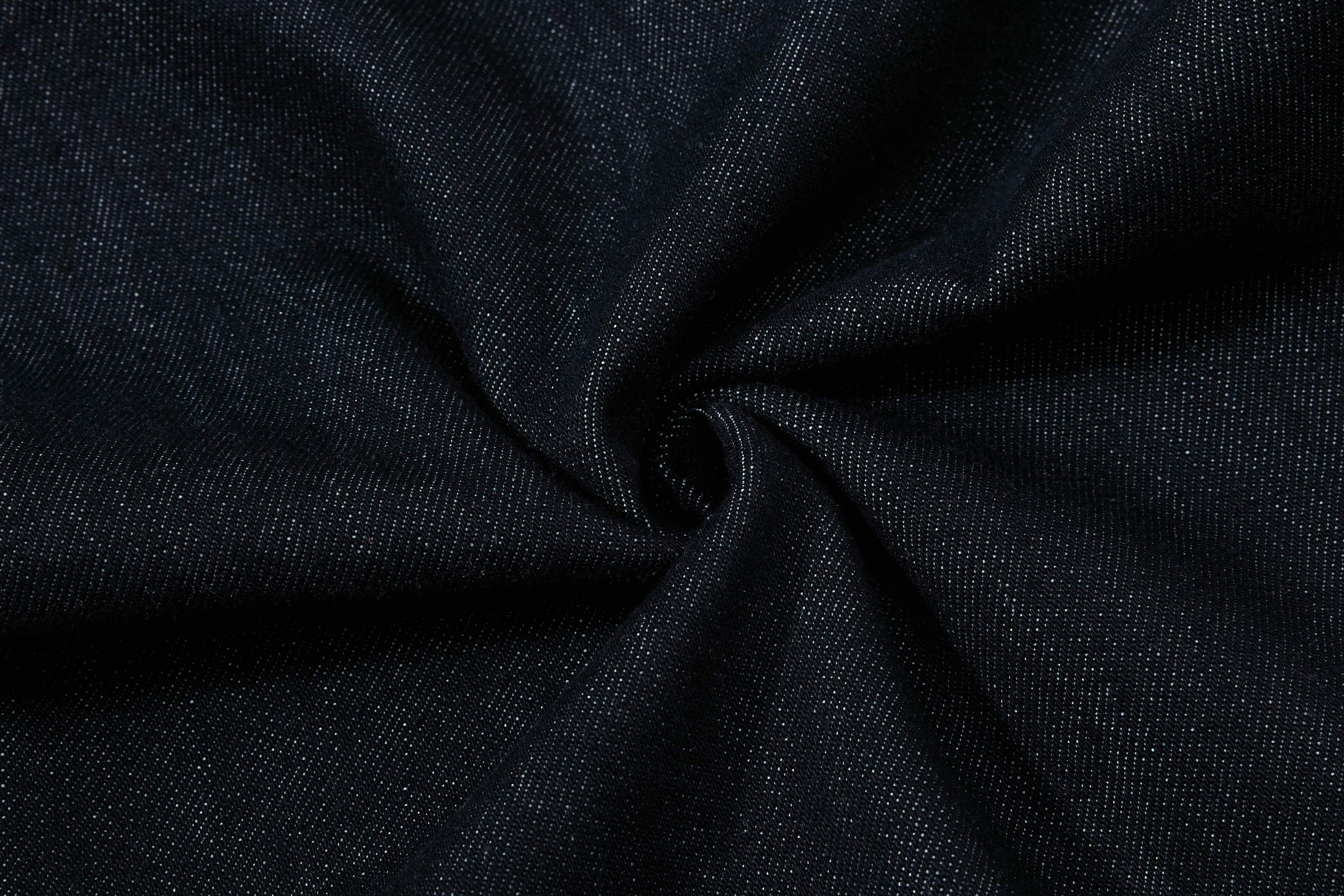 Omirad Buckle Detail Wide-Leg Dark Wash Denim Pants