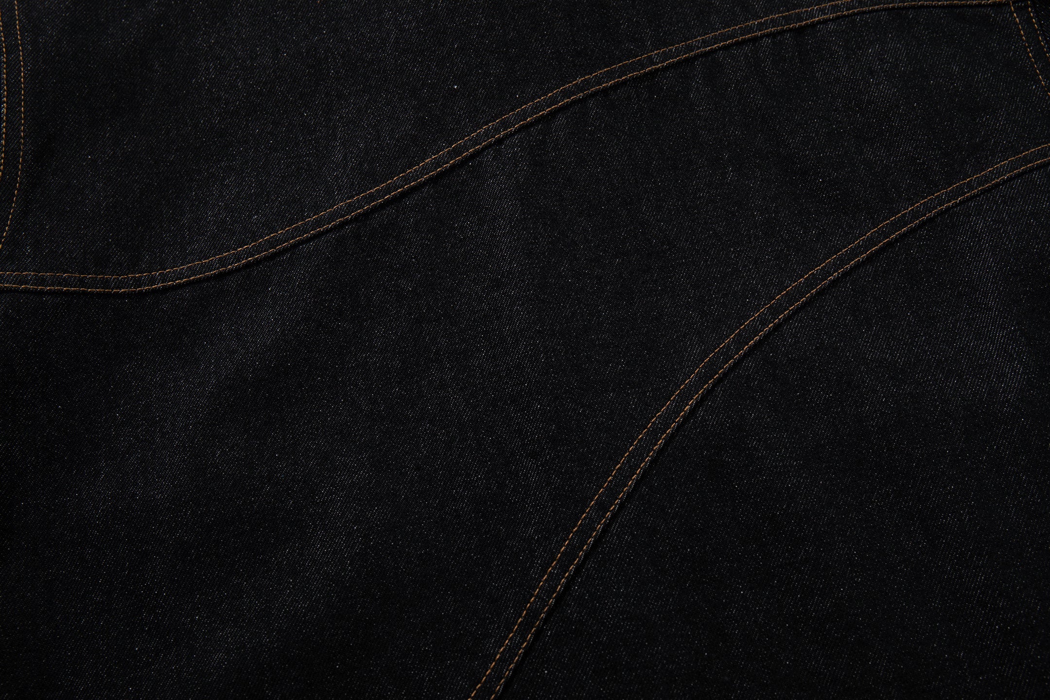 Omirad Curved Seam Denim Jacket | Dark Indigo Cotton