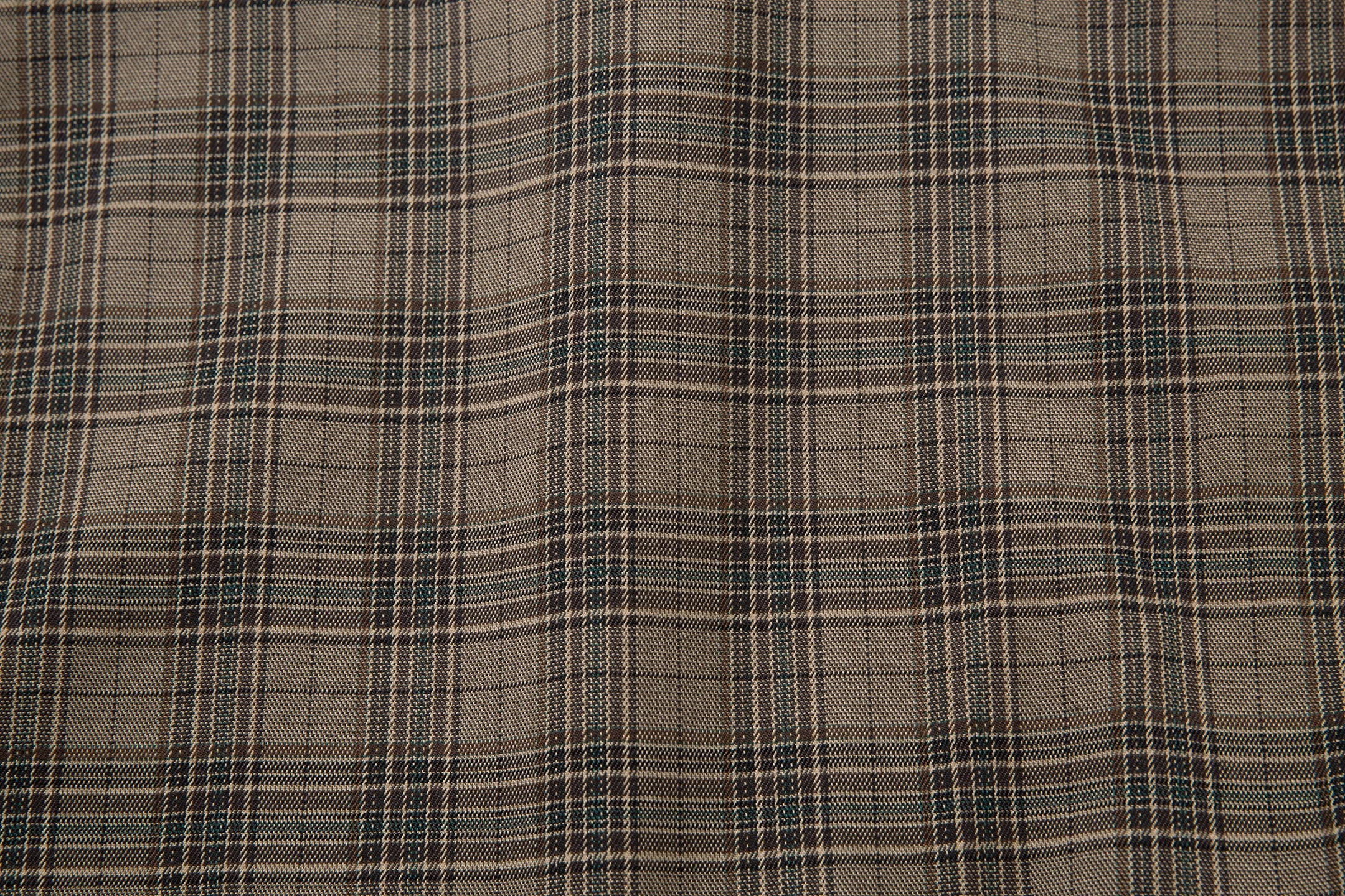 Vintage Plaid Stand-Collar Zip Jacket | Retro Check Pattern