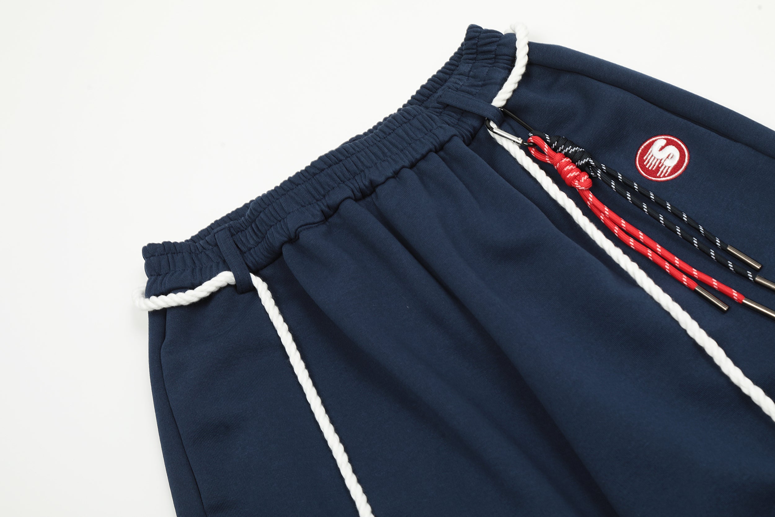 Omirad Rope-Waist Wide-Leg Relaxed Sweatpants
