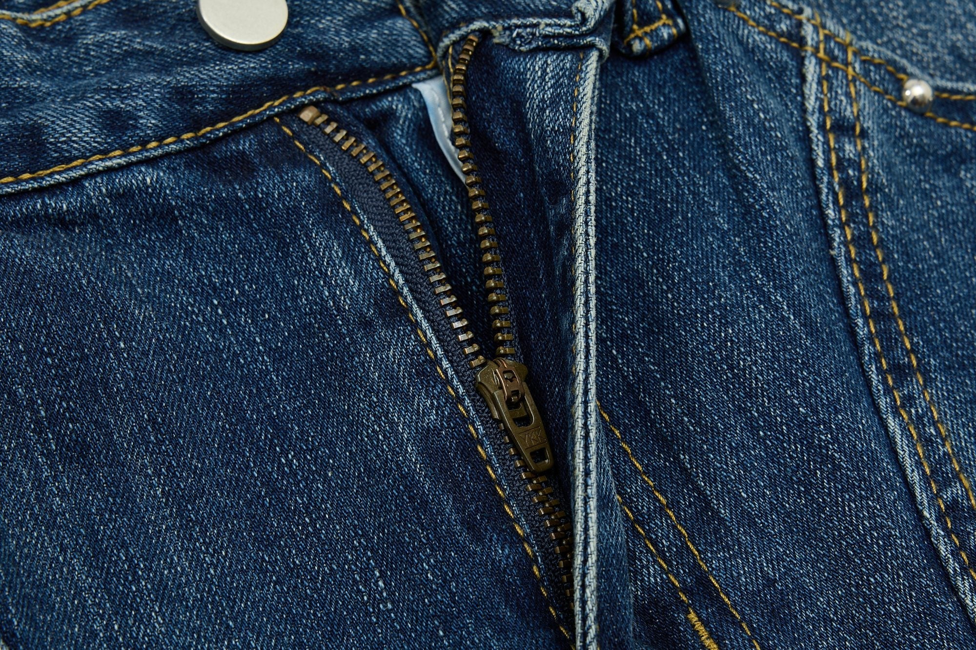 Studded Panel Wide-Leg Denim Jeans | Streetwear Fit